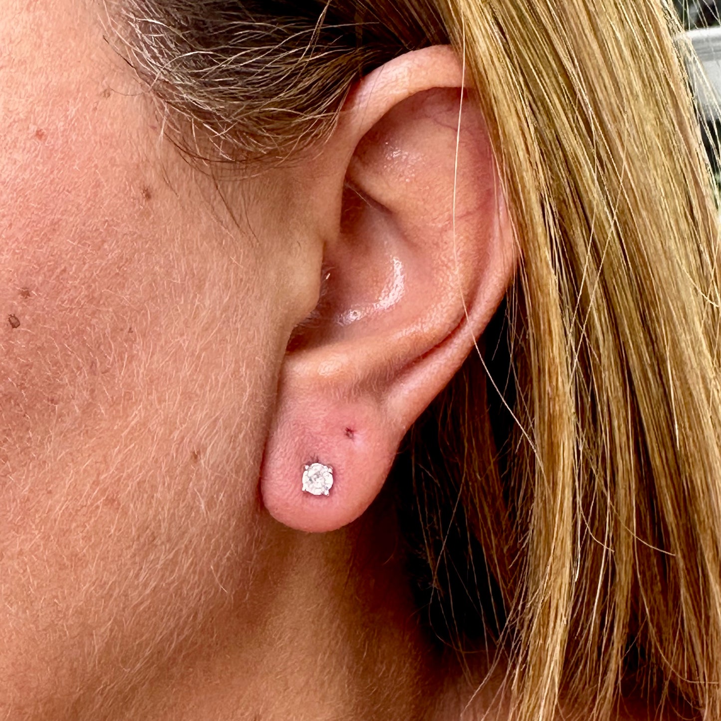 Light Spot Earrings in Sterling Silver 925