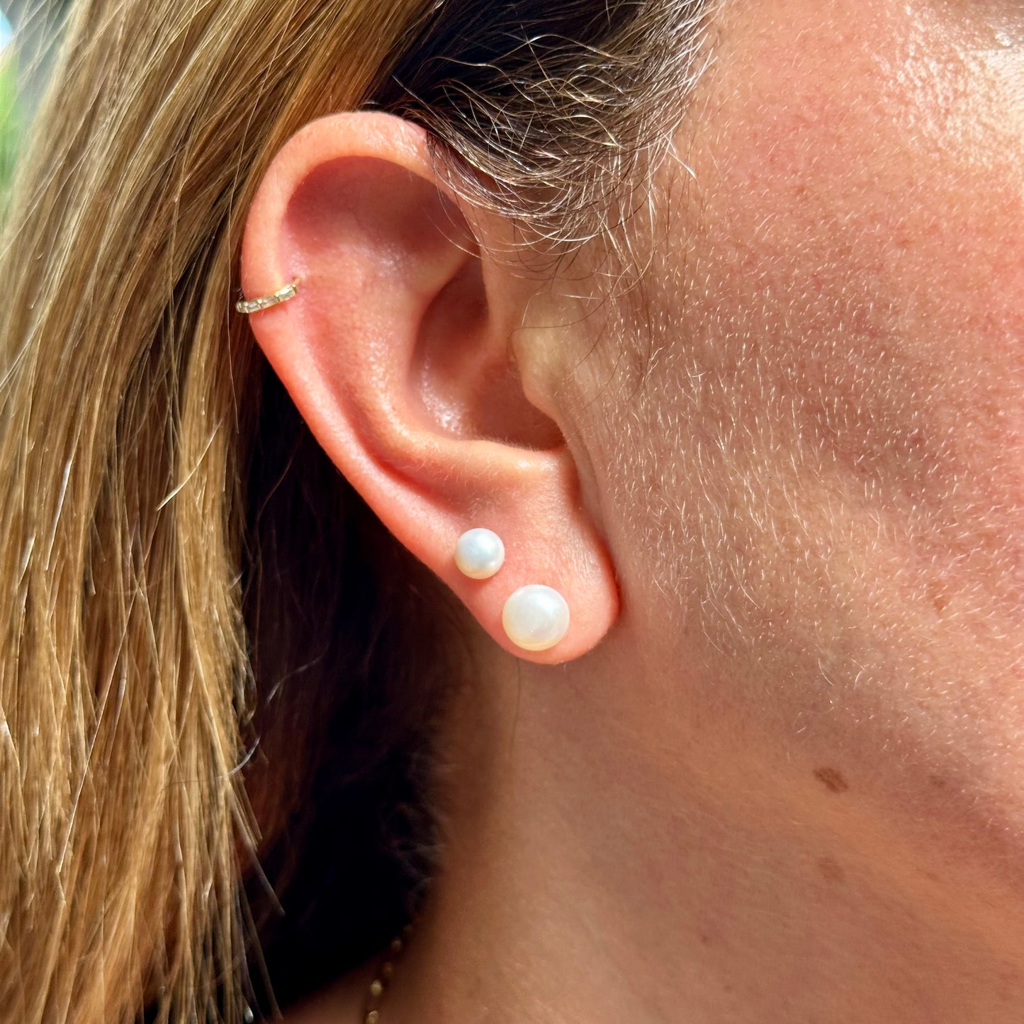 Pearl Earrings in Sterling Silver 925