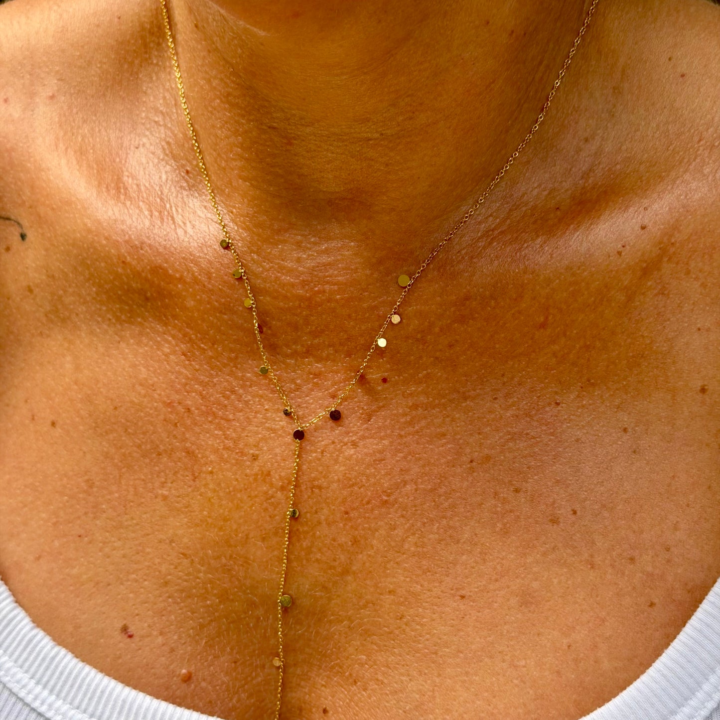Y Necklace in Stainless Steel 316L