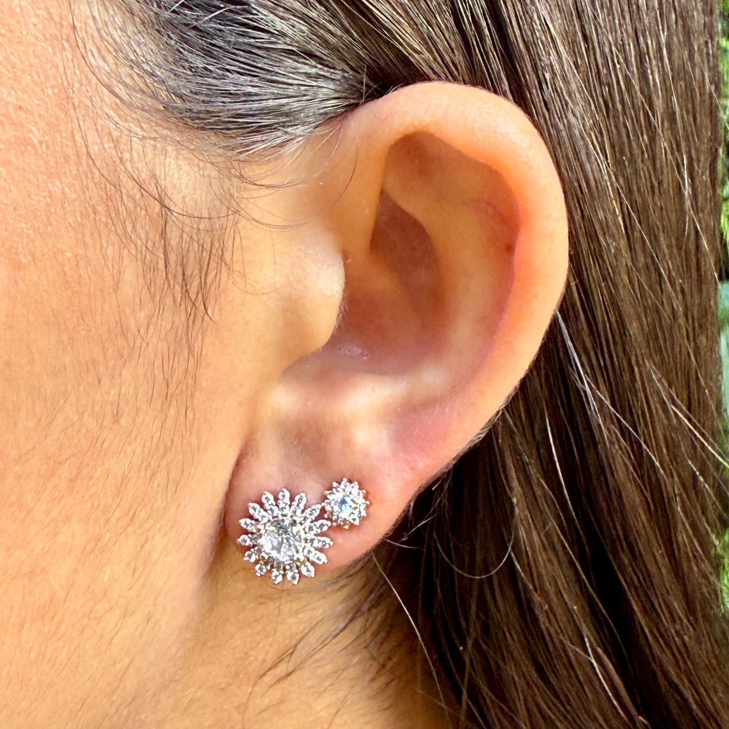 Sun Earrings in 18K Gold Plated