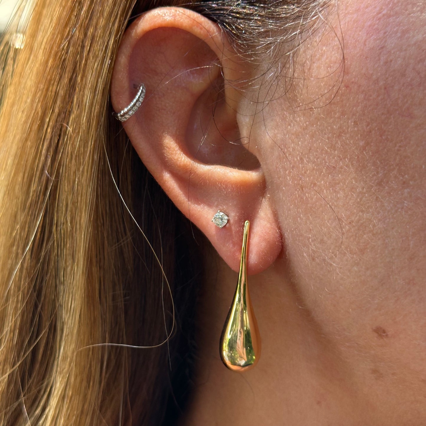 Drop Earrings in 18K Gold Plated
