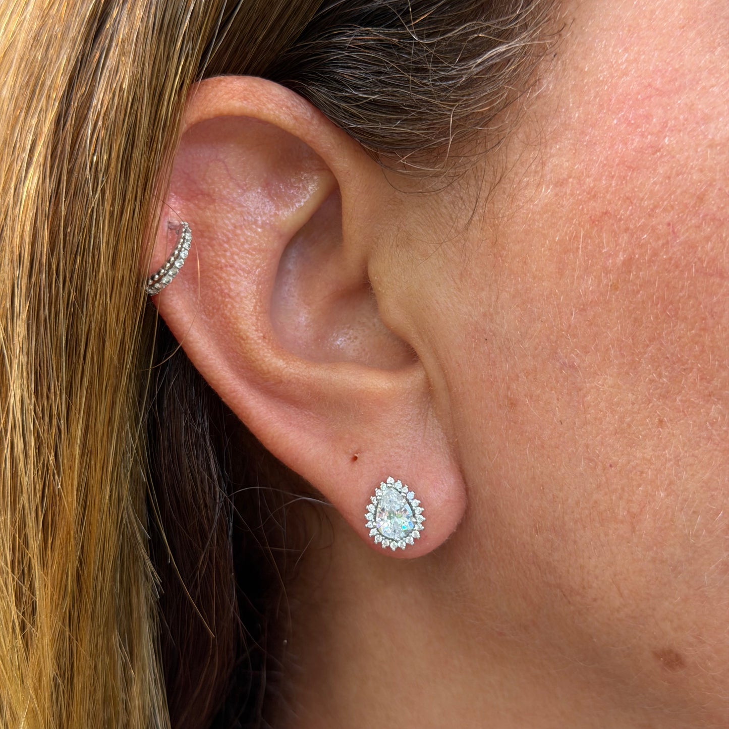 Drop Earrings in Sterling Silver 925