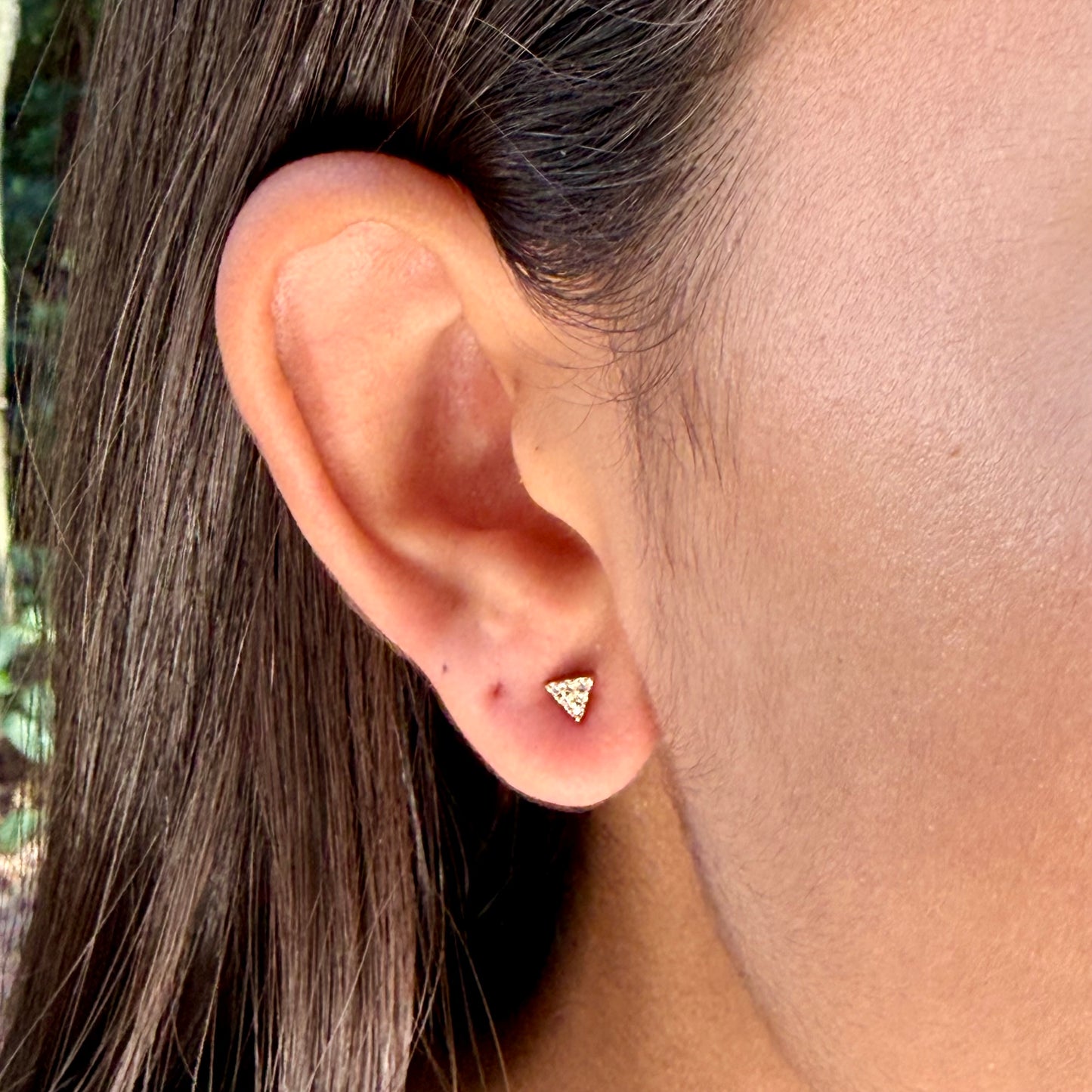 Triangle Earrings in 18K Gold Plated