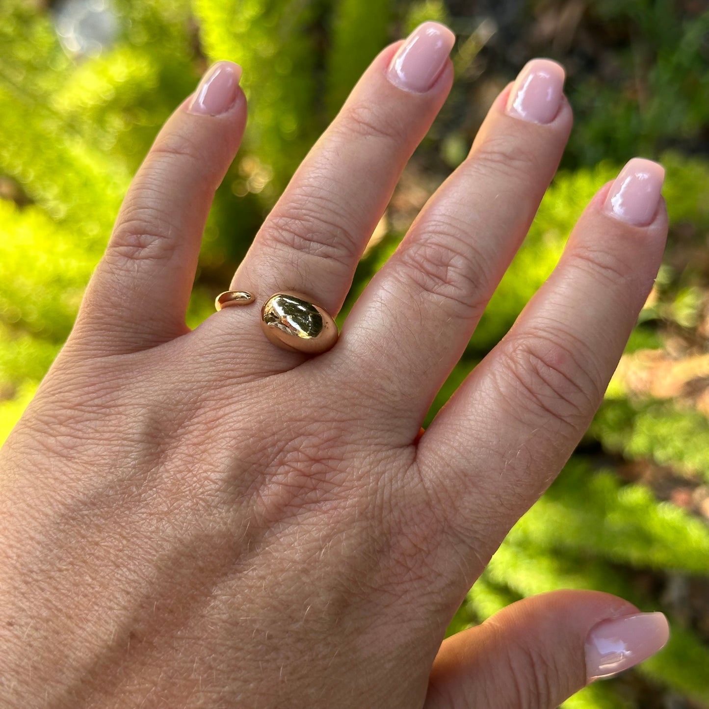 Adjustable Julie Ring in 18K Gold Plated