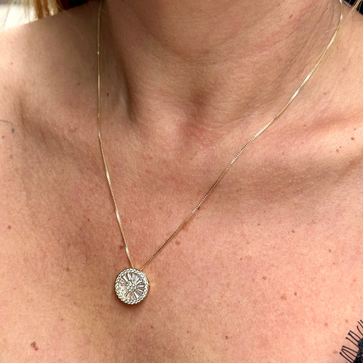 Pizza Necklace in 18K Gold Plated