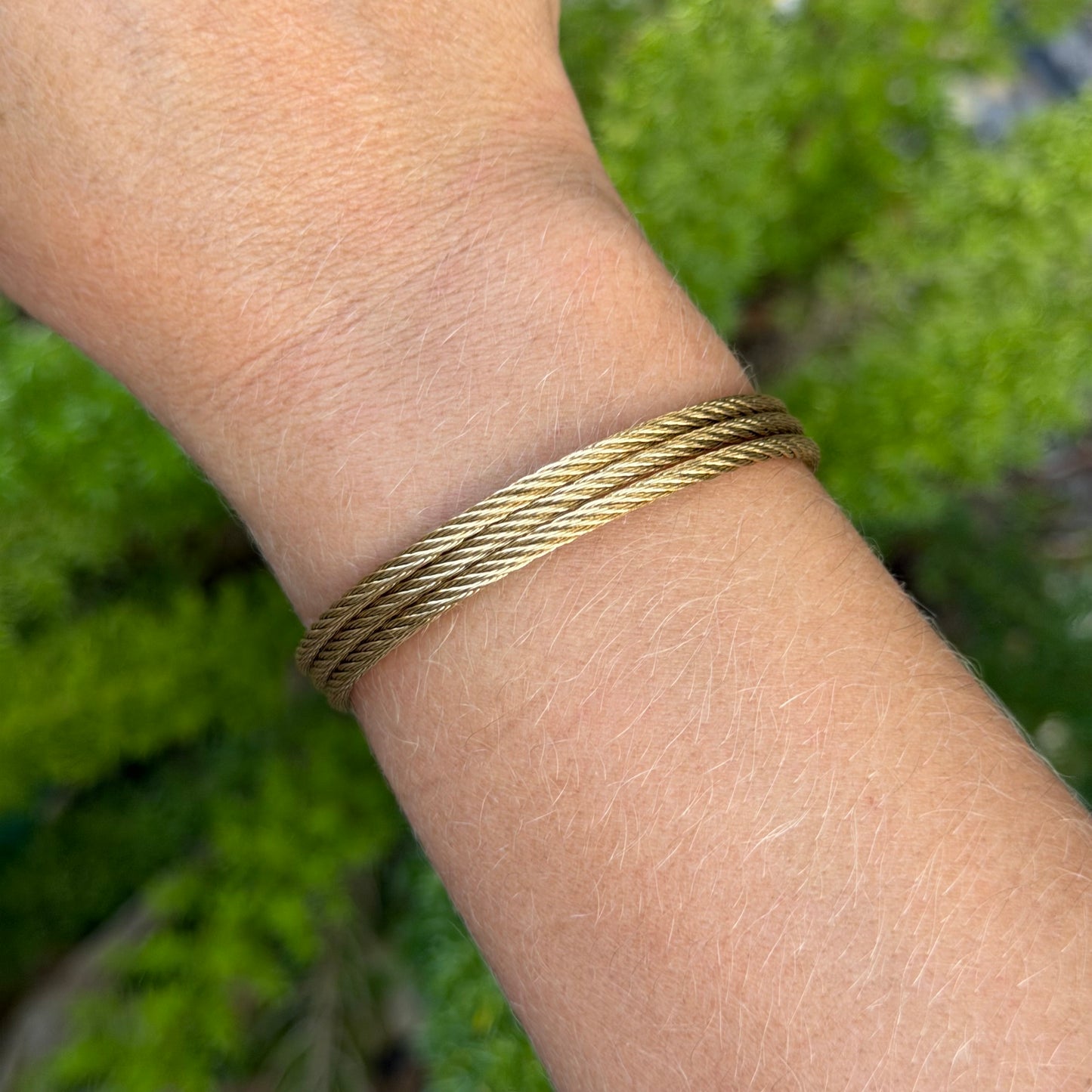 Wire Bracelet in Stainless Steel 316L