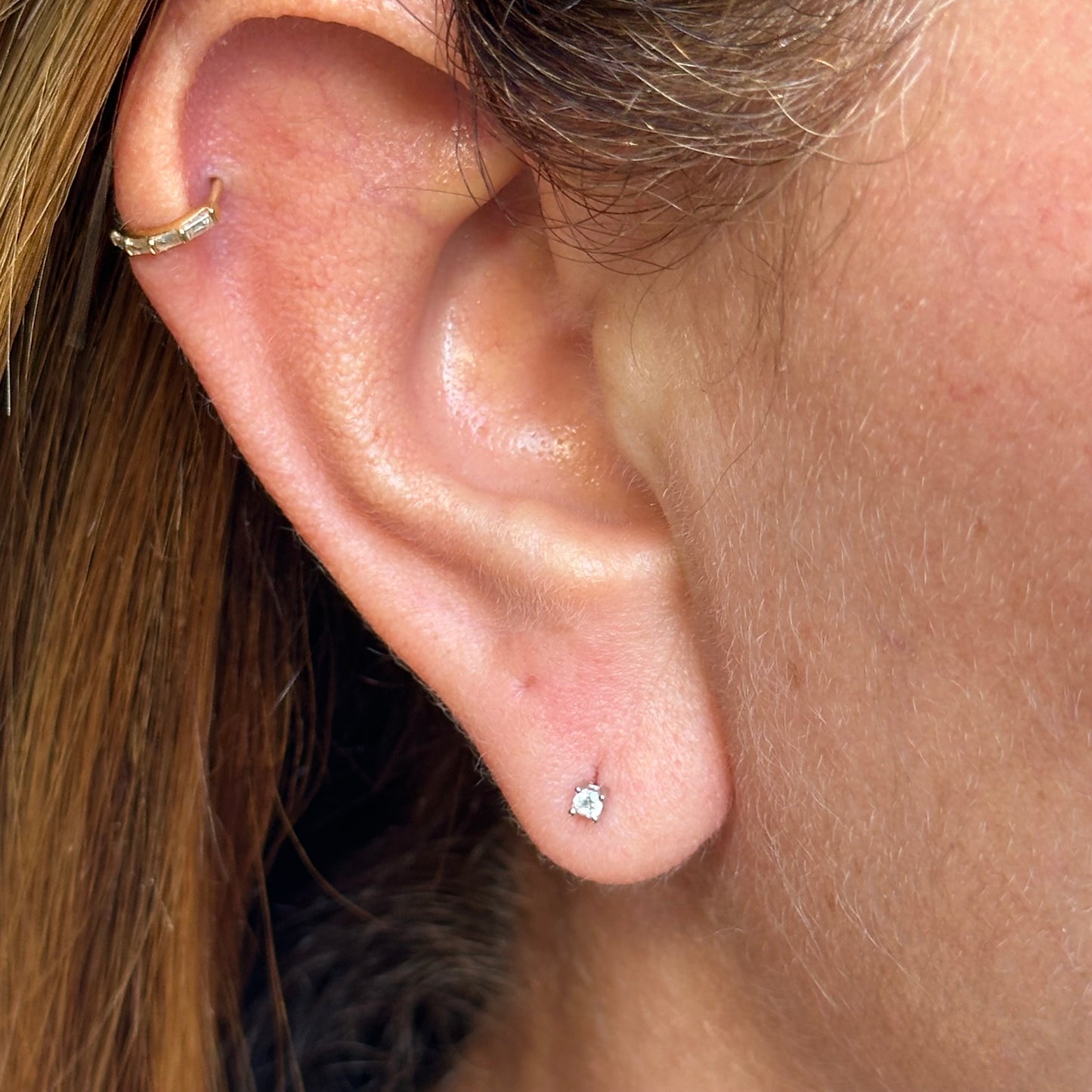 Light Spot Earrings in Sterling Silver 925