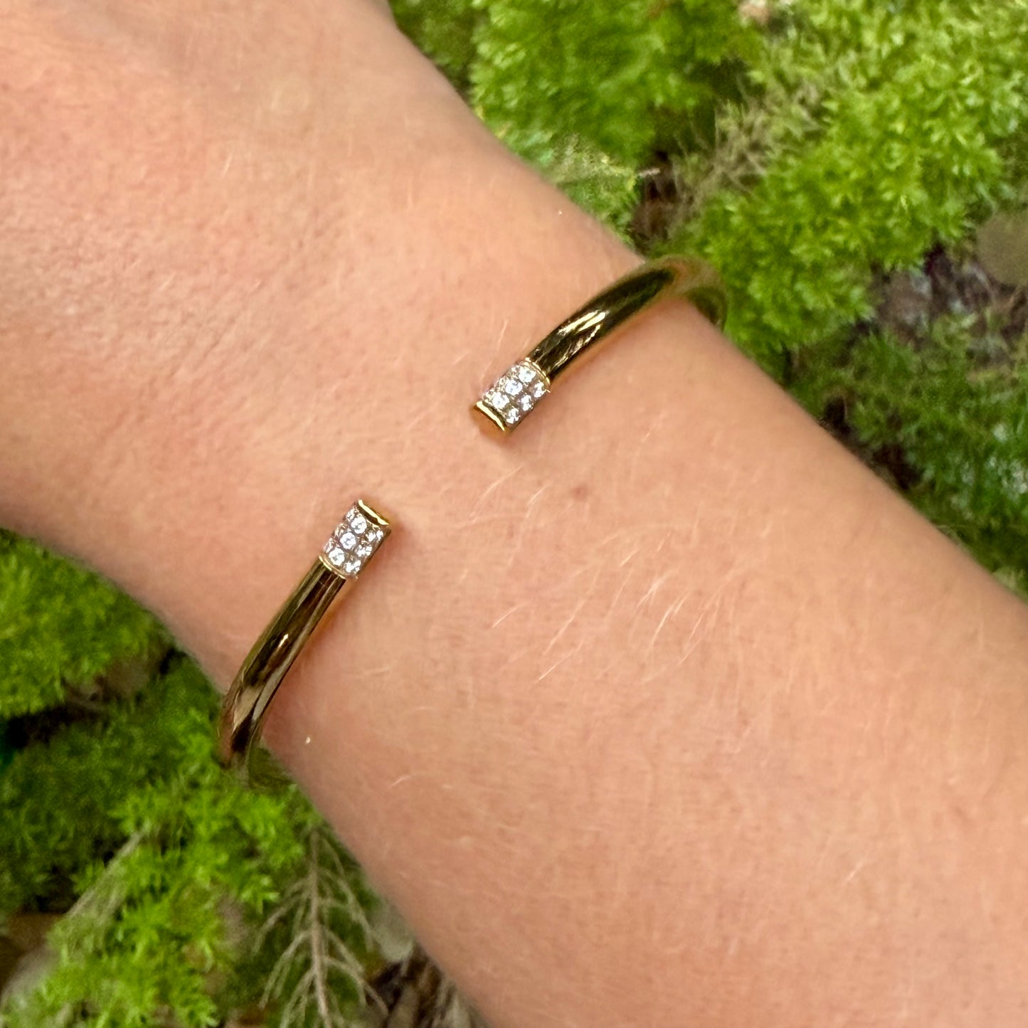 Flat Bracelet w/ Stainless Steel 316L
