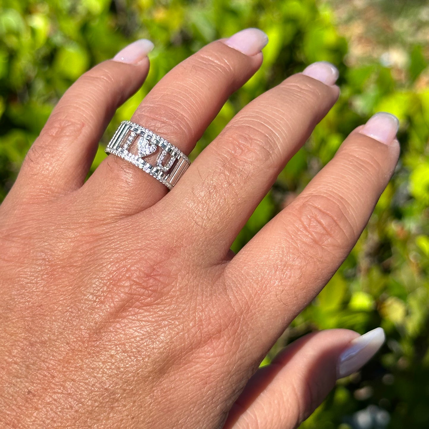 Love You Ring in Sterling Silver 925