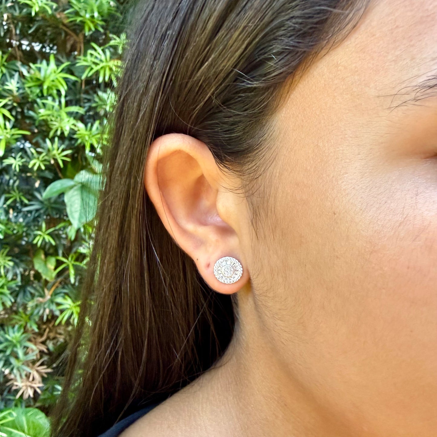 Pizza Earrings in Sterling Silver 925