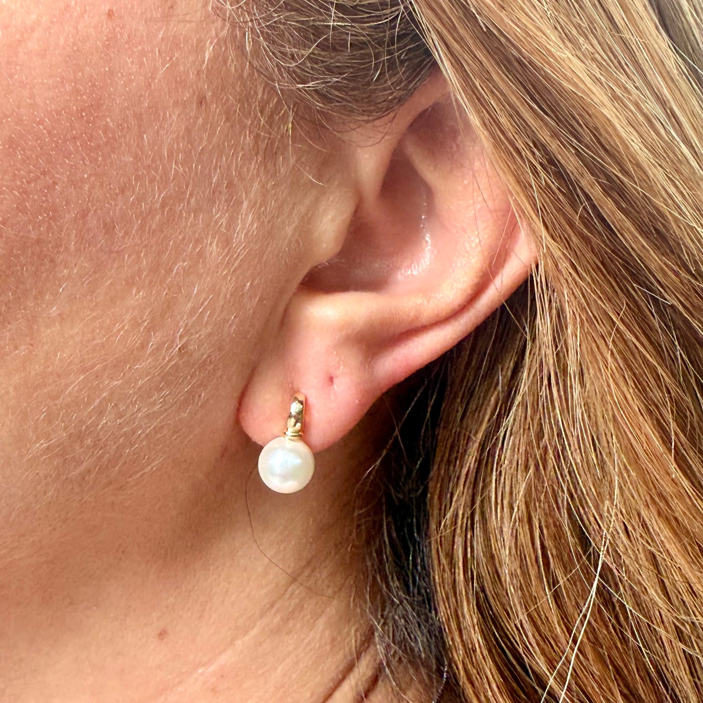 Pearls Earrings in 18K Gold Plated