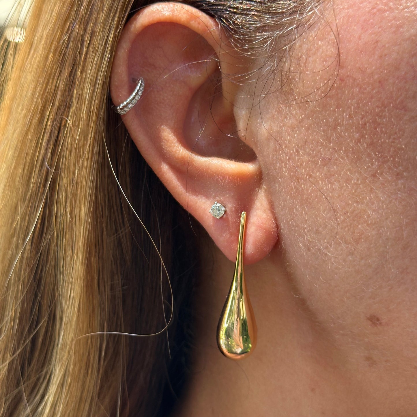 Drop Earrings in 18K Gold Plated