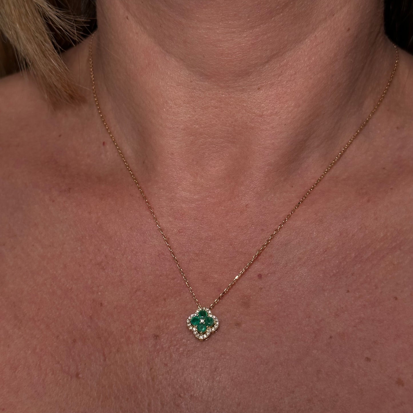 Adjustable Amsterdam Necklace in 18K Gold w/ Pendant