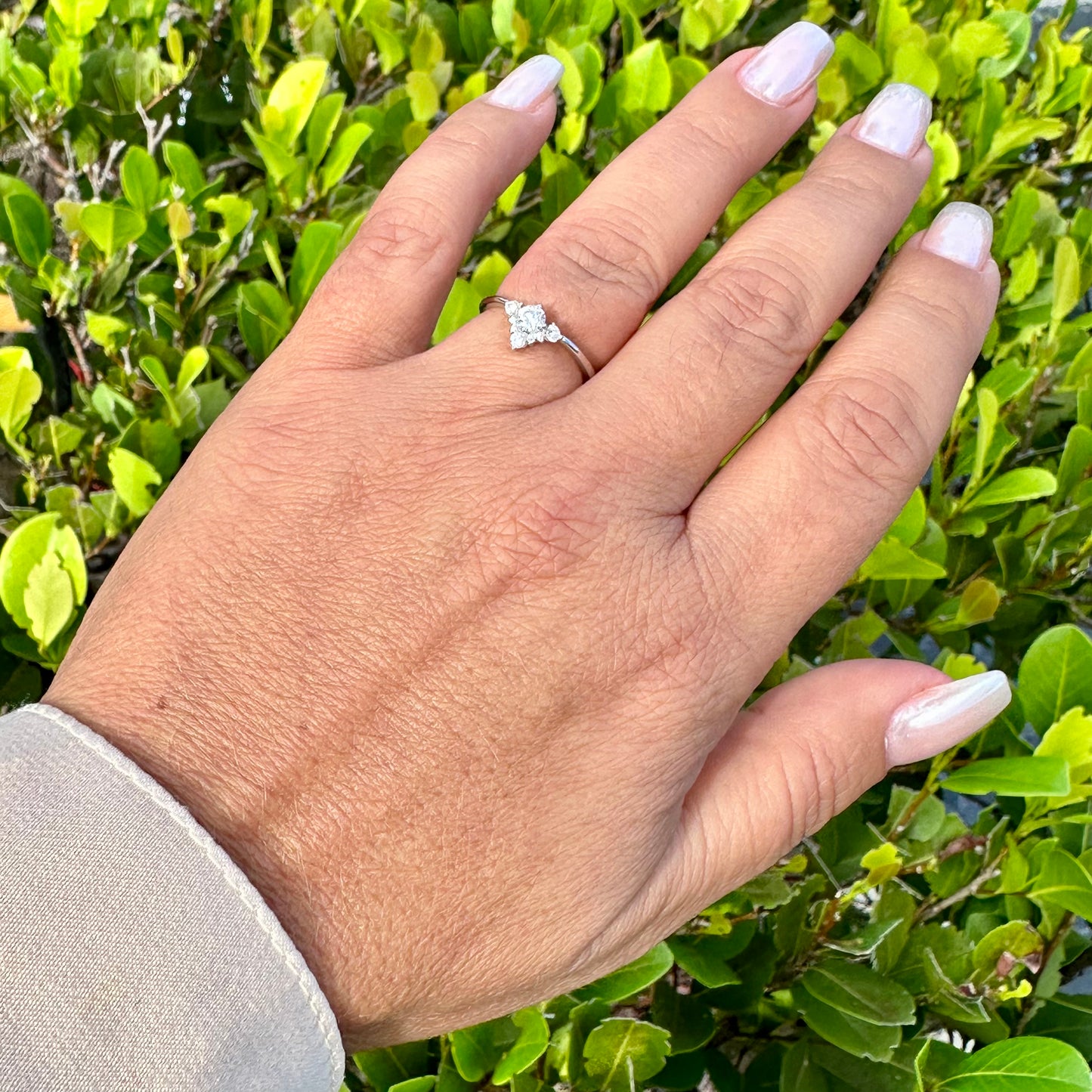 Adjustable Turin Ring in Sterling Silver 925