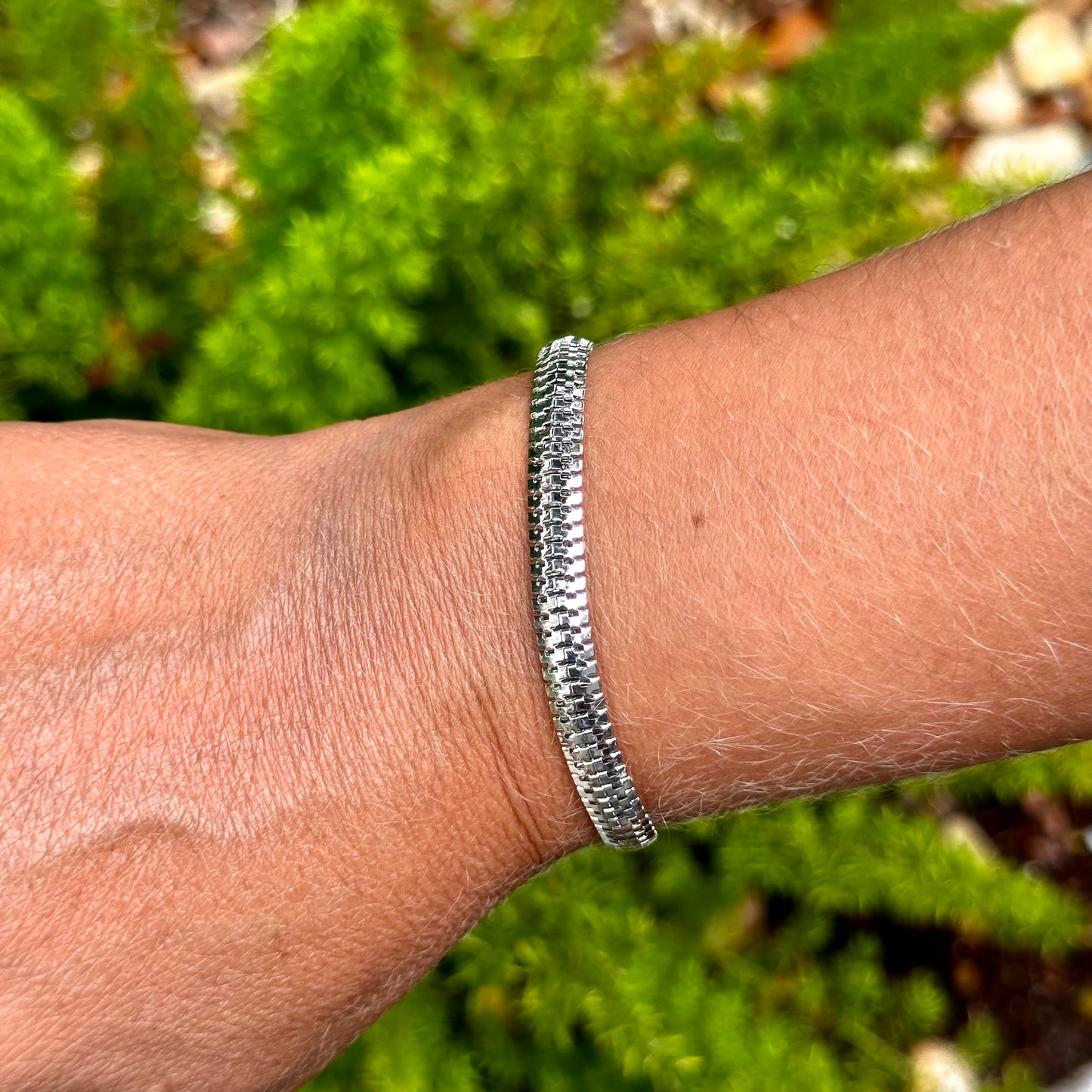Flat Bracelet in 18K Gold Plated