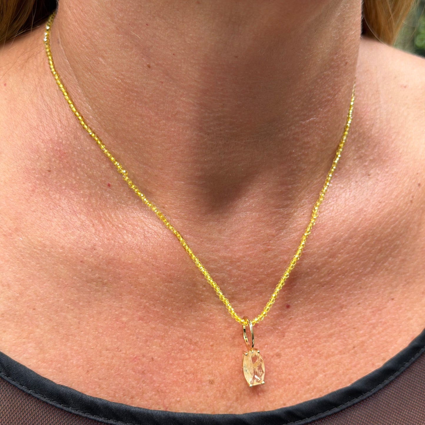 Color Necklace in 18K Gold Plated