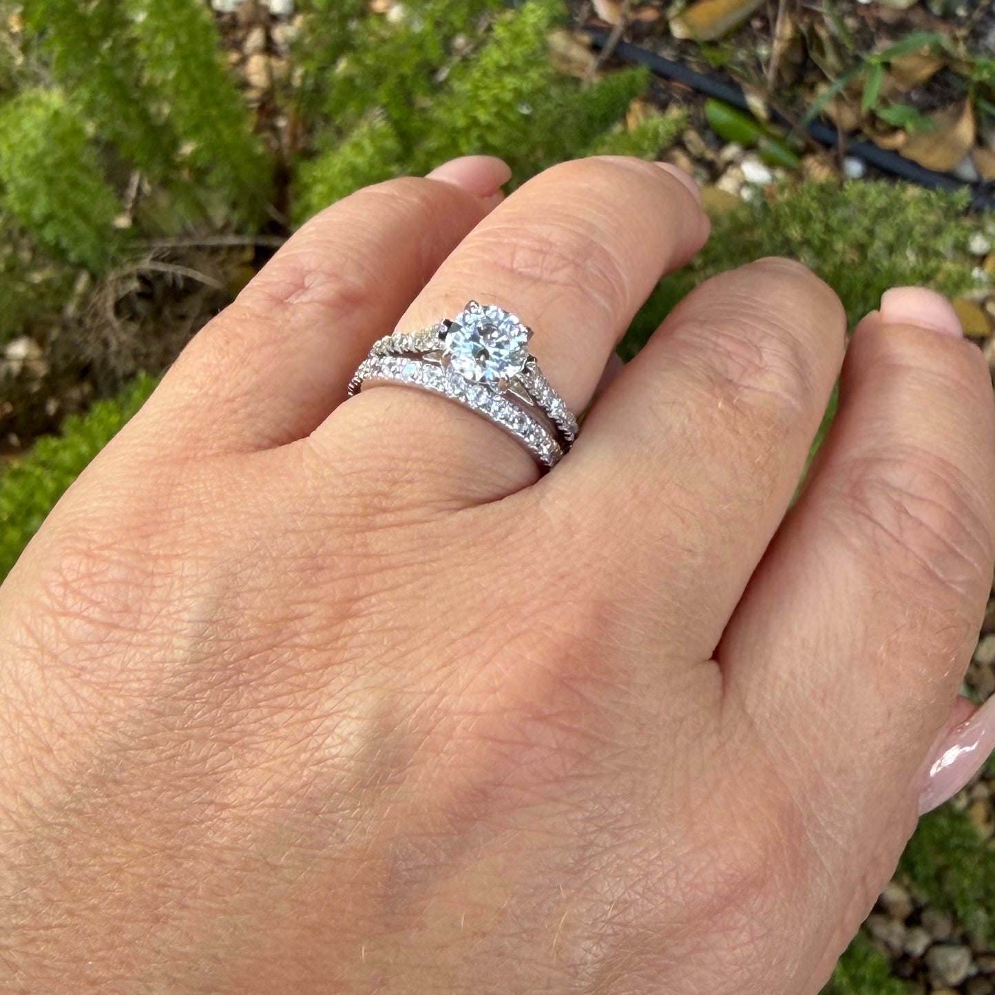 Solitaire Ring in Sterling Silver 925