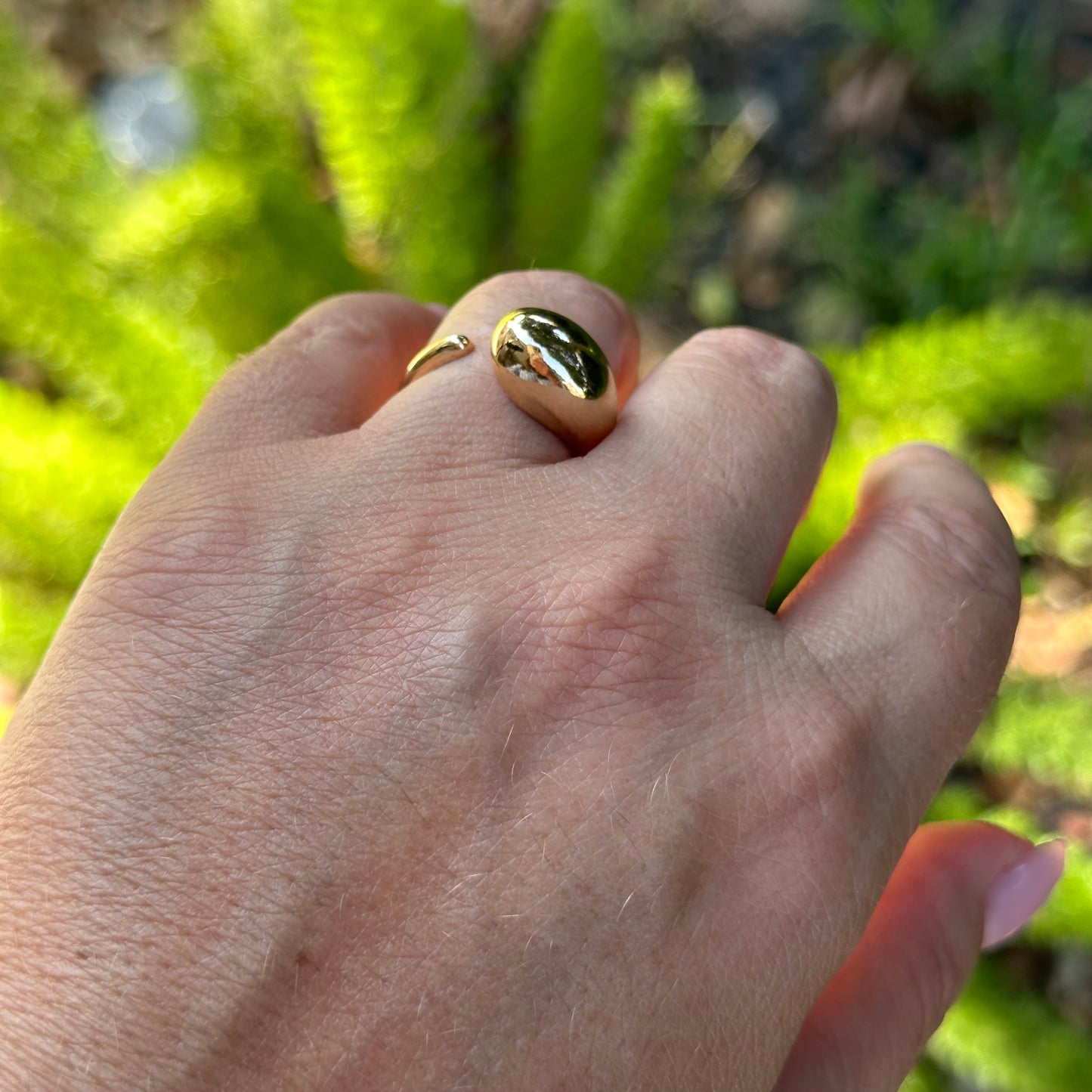 Adjustable Julie Ring in 18K Gold Plated