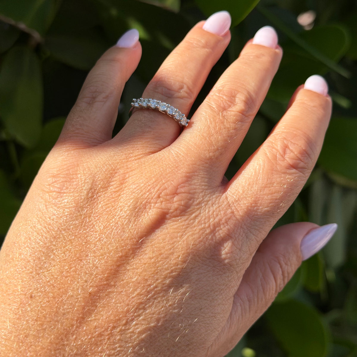 Seven Stones Ring in Sterling Silver 925