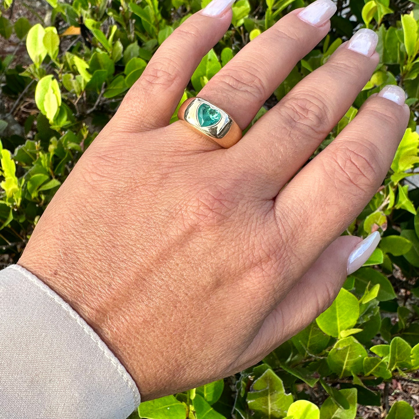 Lya Heart Ring in Sterling Silver 925