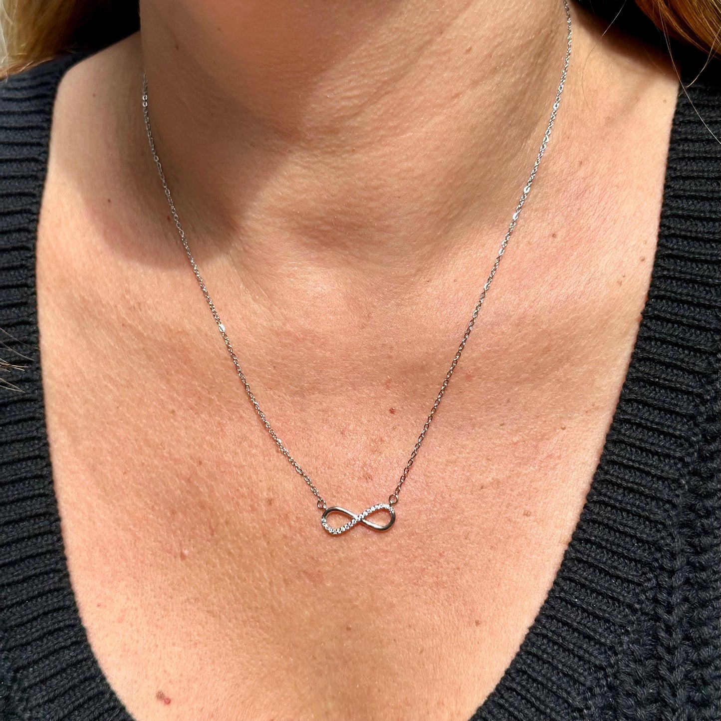Infinity Necklace in Stainless Steel 316L