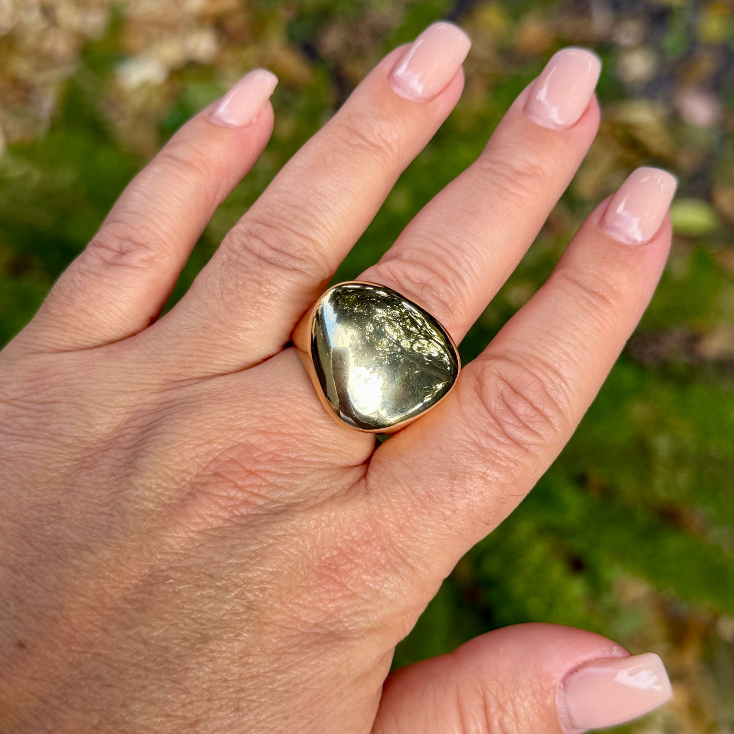 Powerful Ring in 18K Gold Plated
