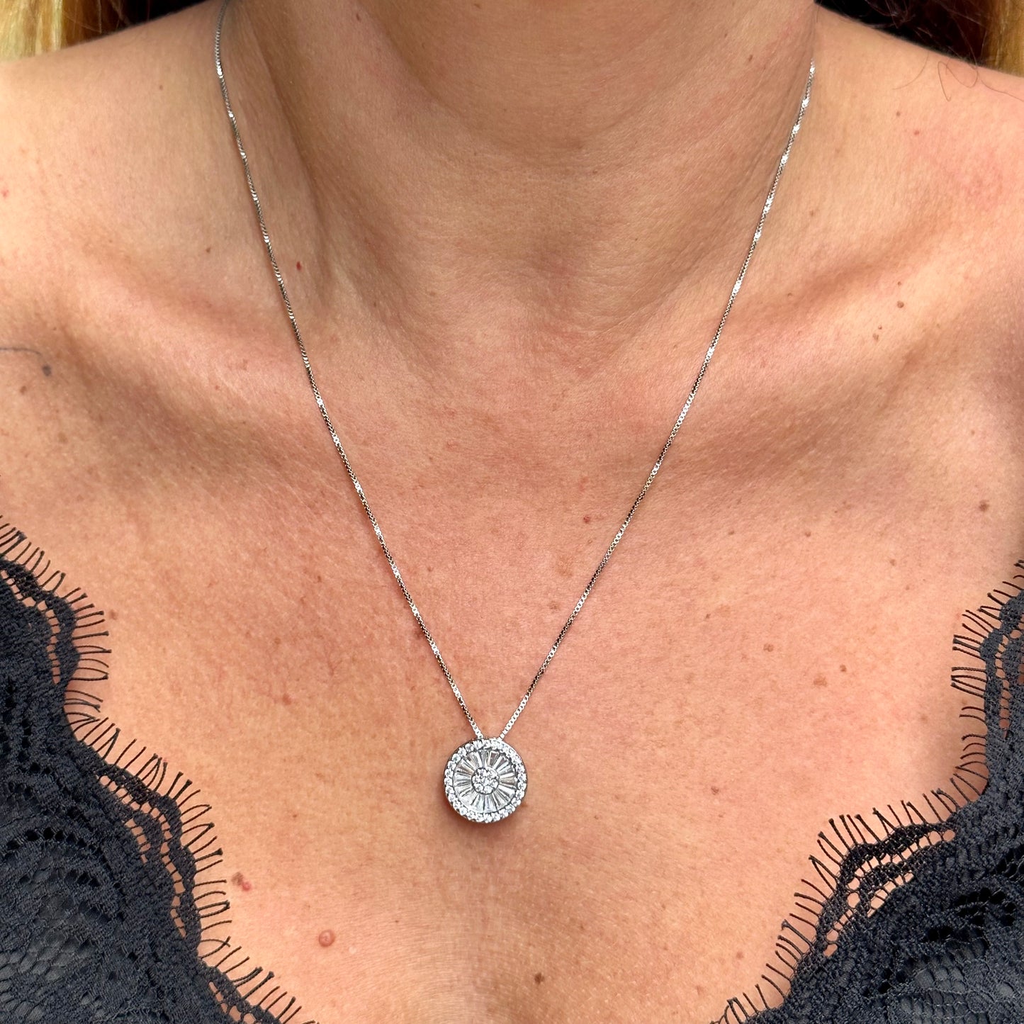Pizza Necklace in 18K Gold Plated