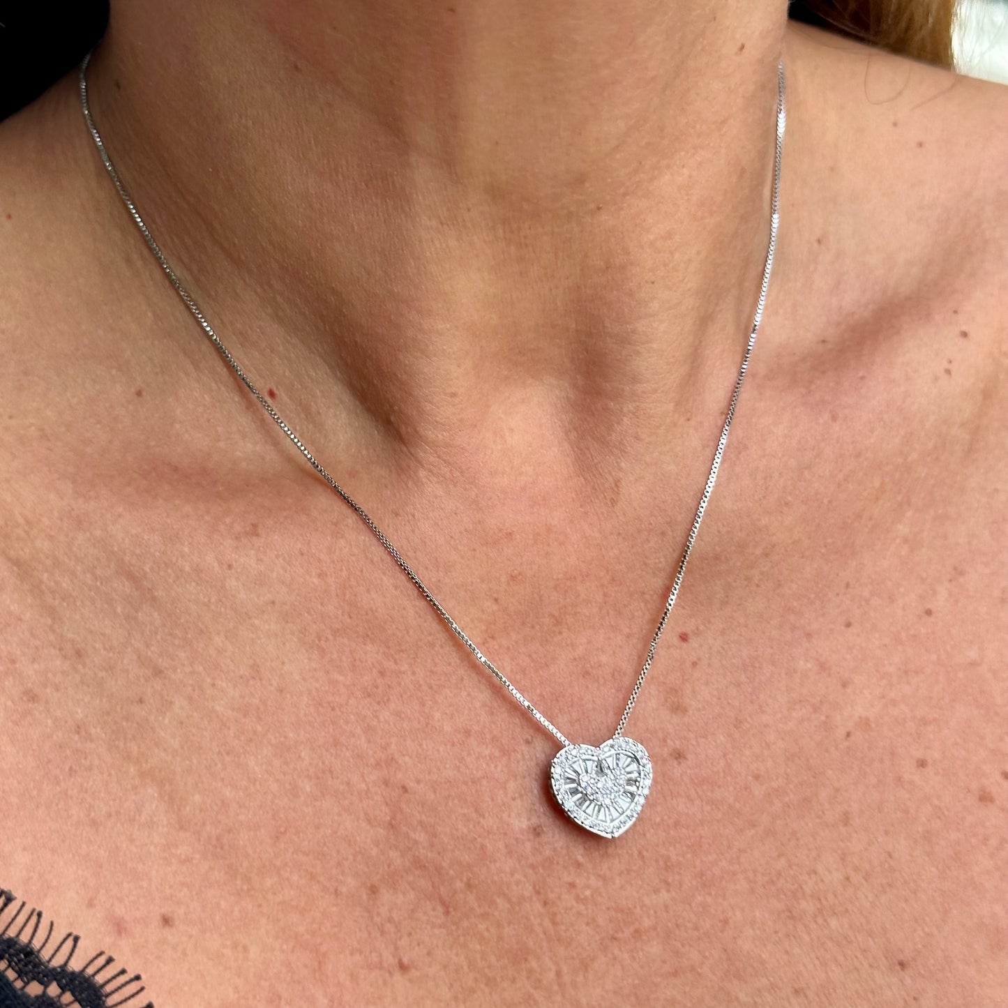 Heart Necklace in 18K Gold Plated