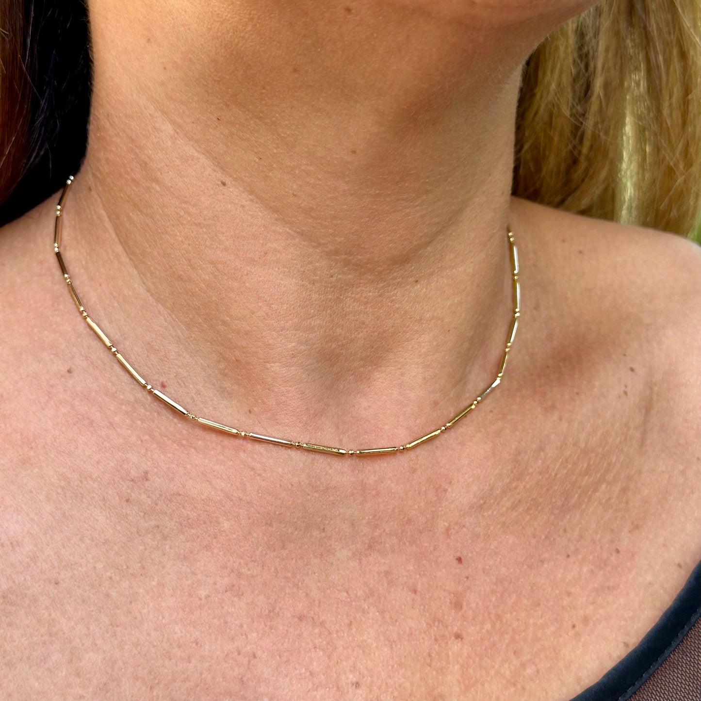 Bamboo Choker in 18K Gold Plated