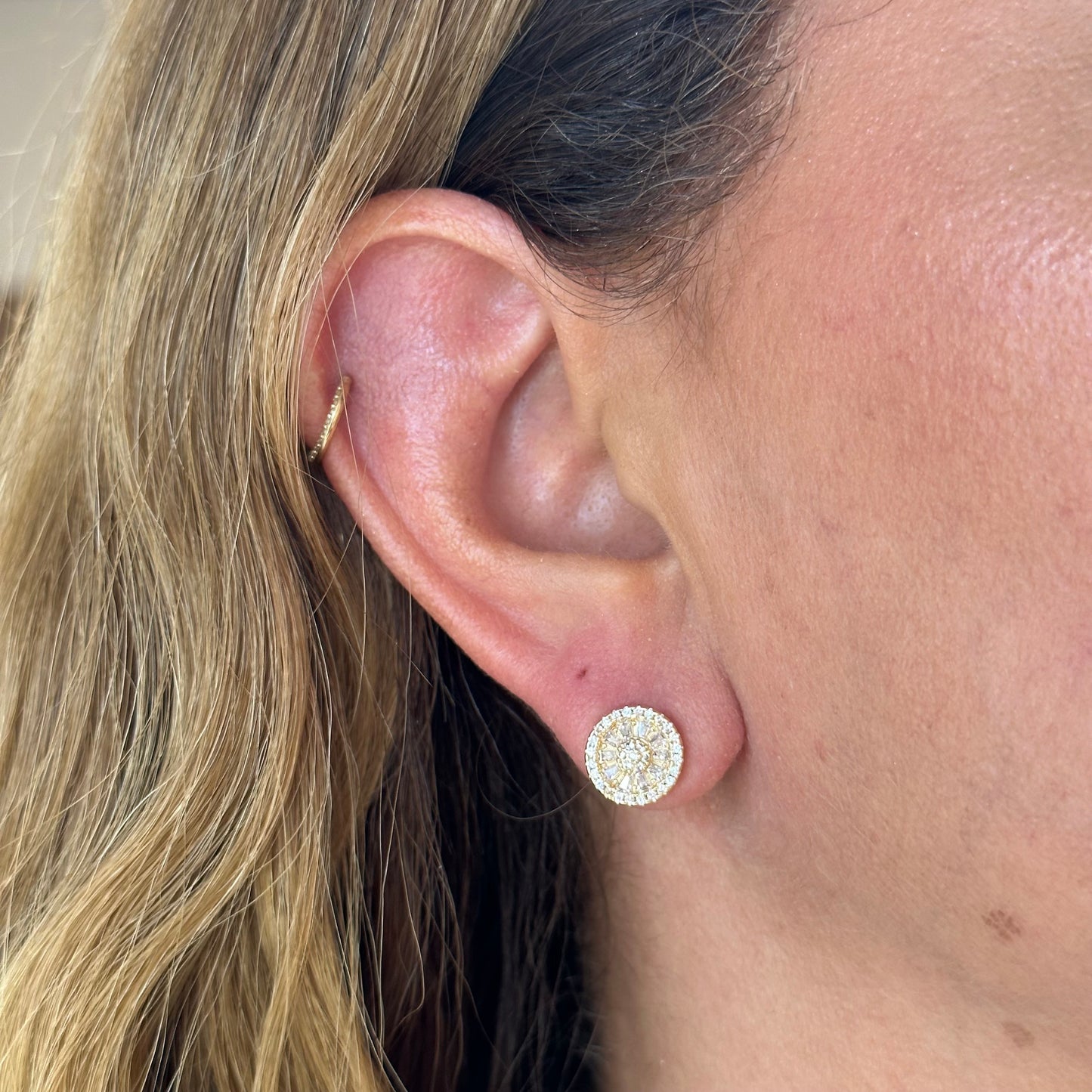 Pizza Earrings in 18K Gold Plated