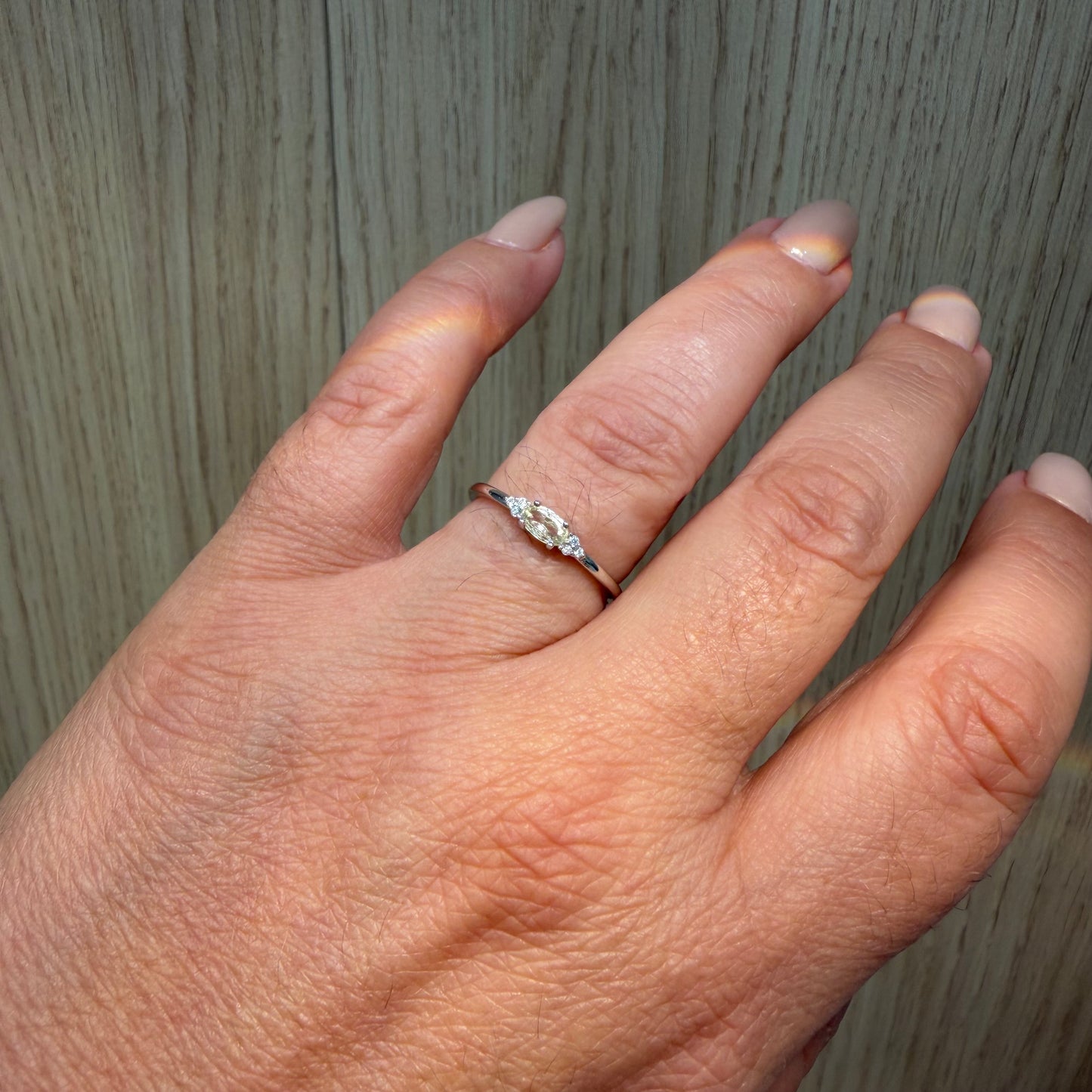 Citrine Ring in Sterling Silver 925