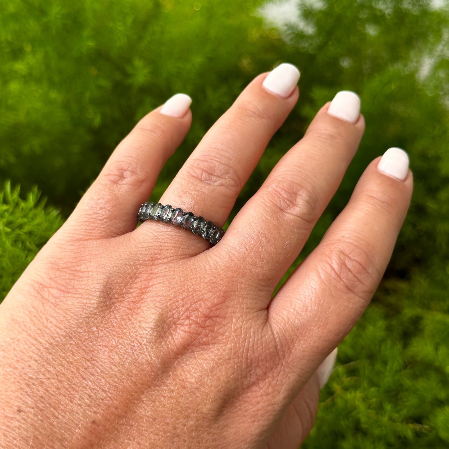 Rita Ring in Black Rhodium Plated