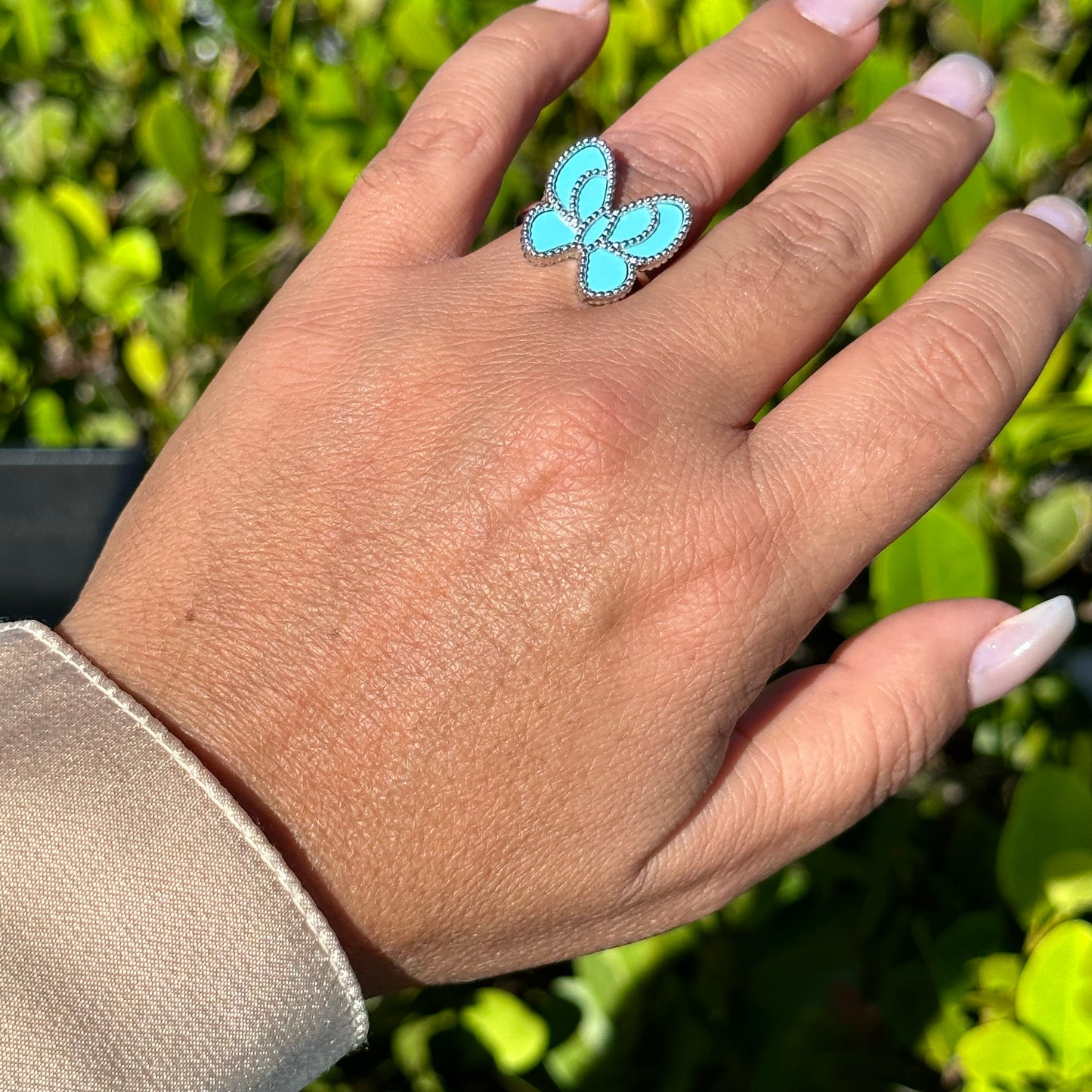 Mille Butterfly Ring in Sterling Silver 925
