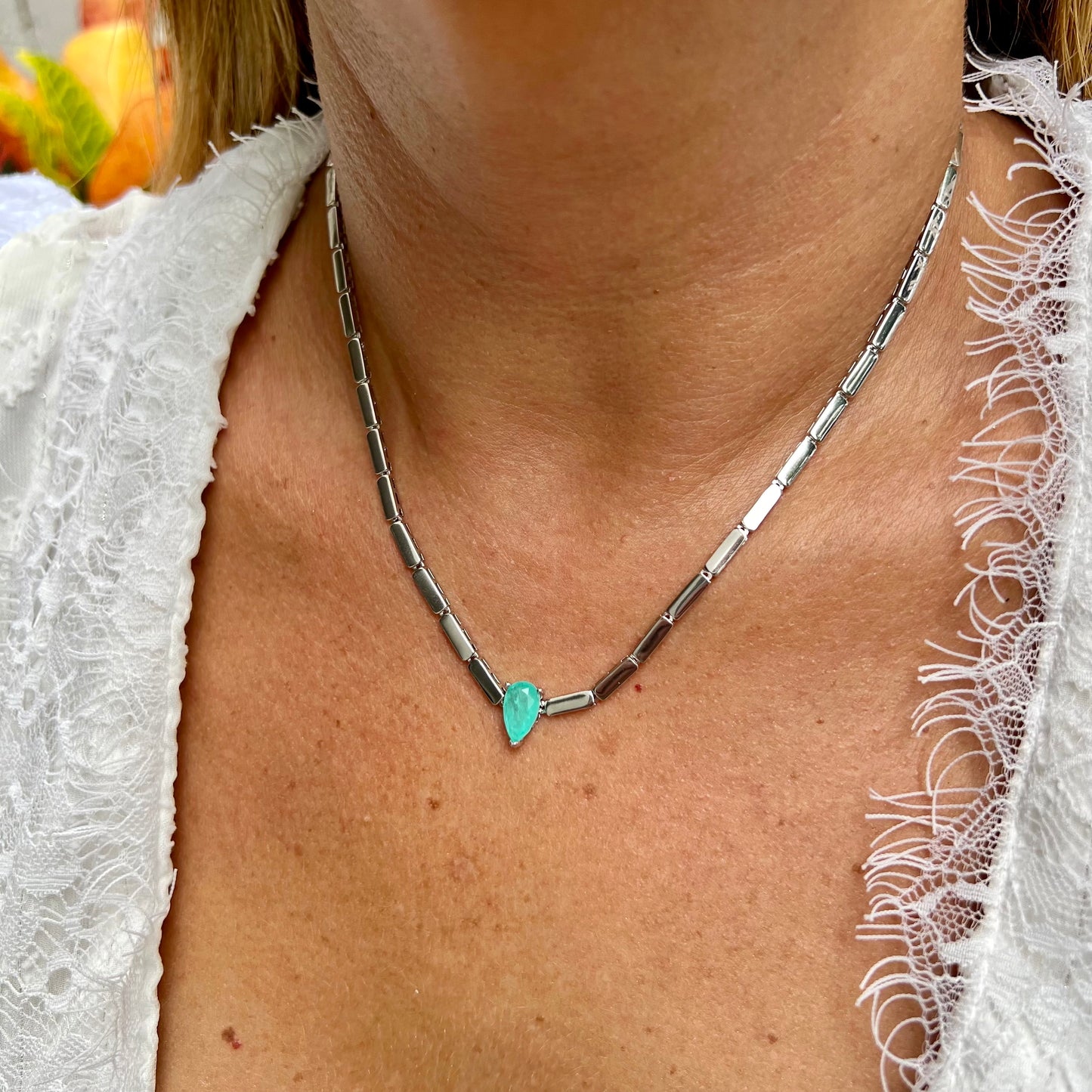 Olivia Necklace in Sterling Silver 925