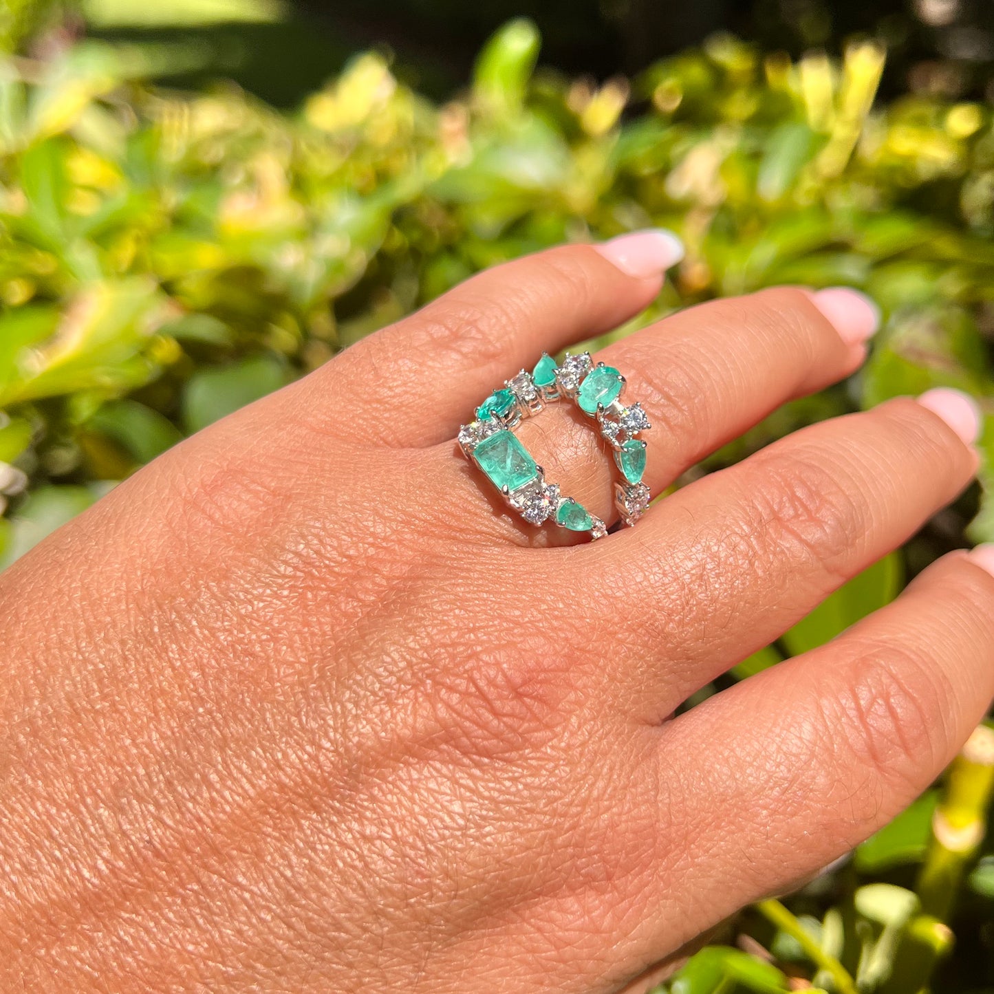 Juli Double Ring in Sterling Silver 925