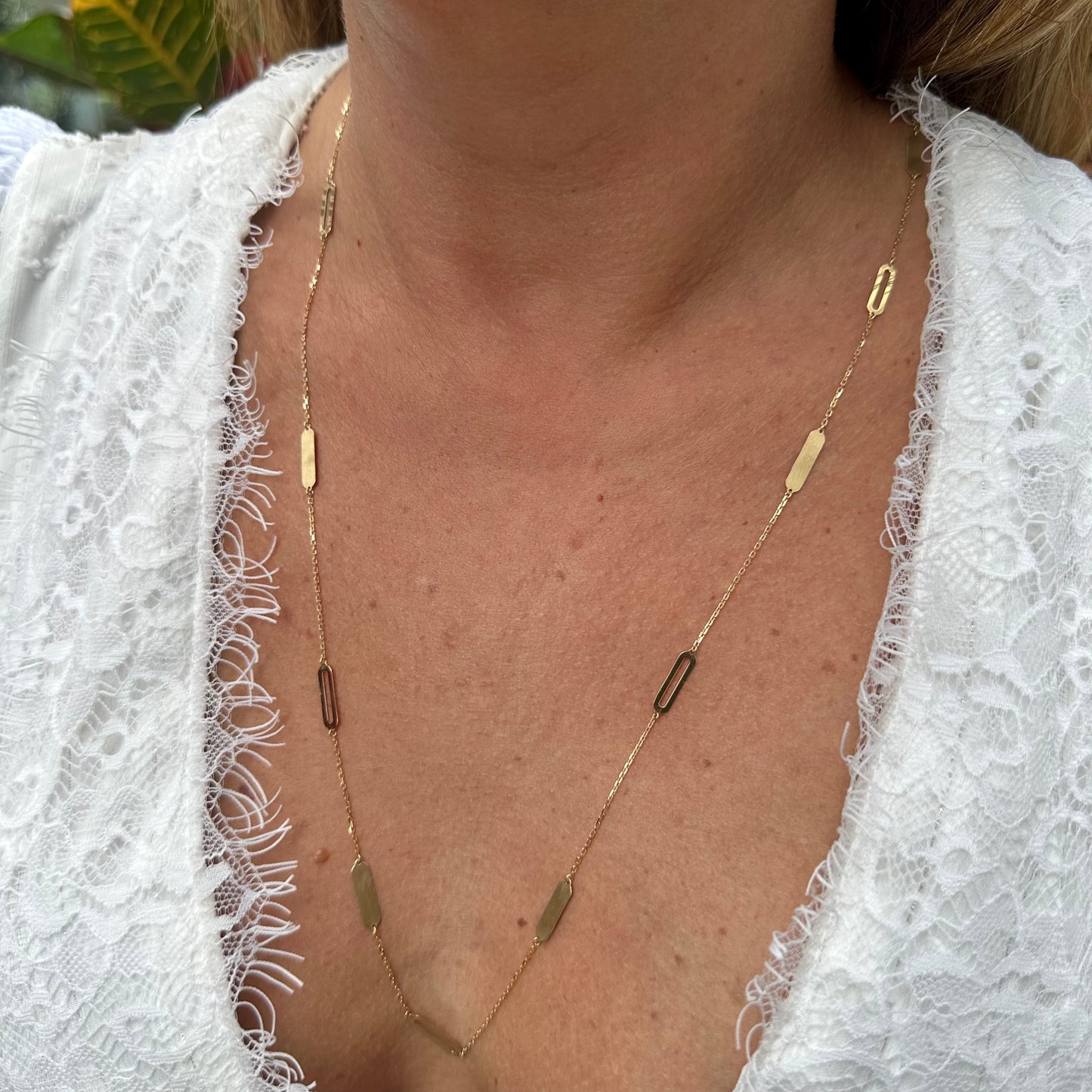 Jenna Necklace in 18K Gold