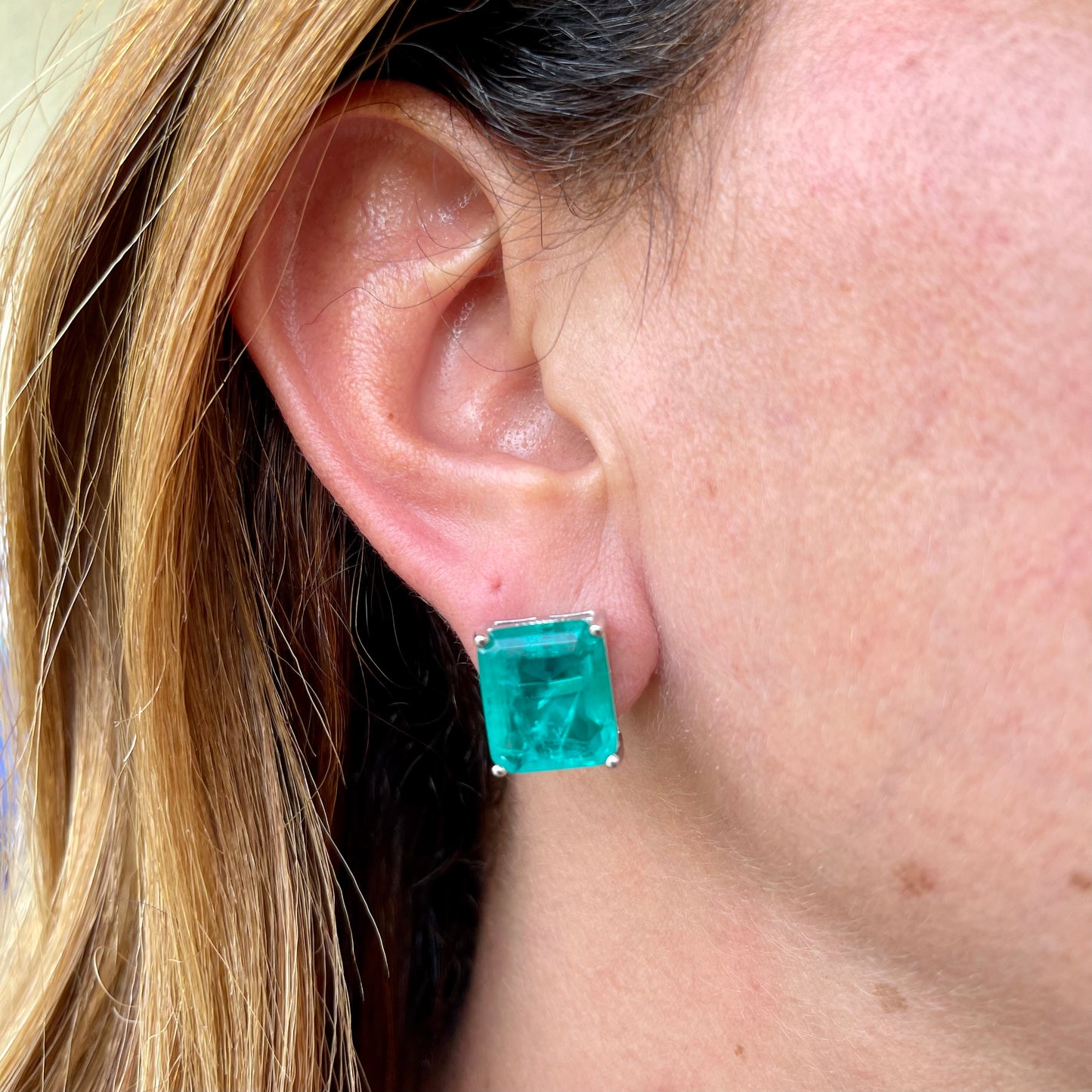 Tourmaline Fusion Earrings in Sterling Silver 925