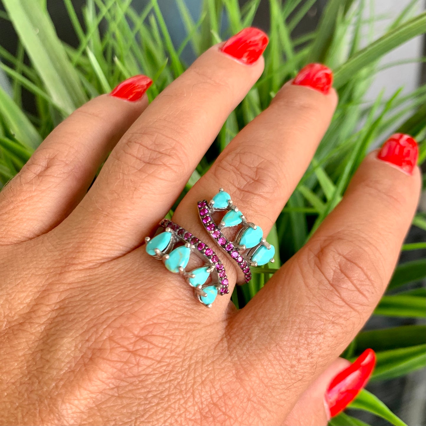 Adjustable Mary Ring in Sterling Silver 925