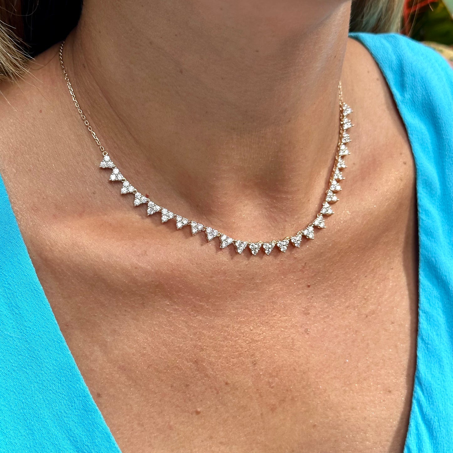 Skylar Necklace in Sterling Silver 925