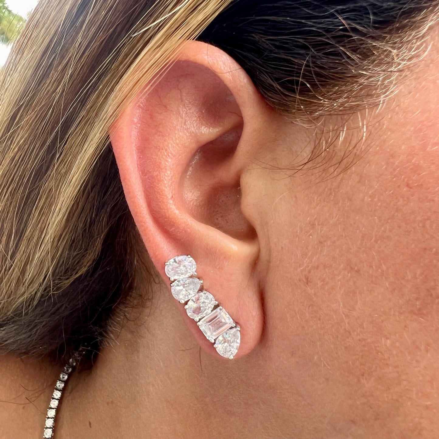 Ear Cuff in Sterling Silver 925