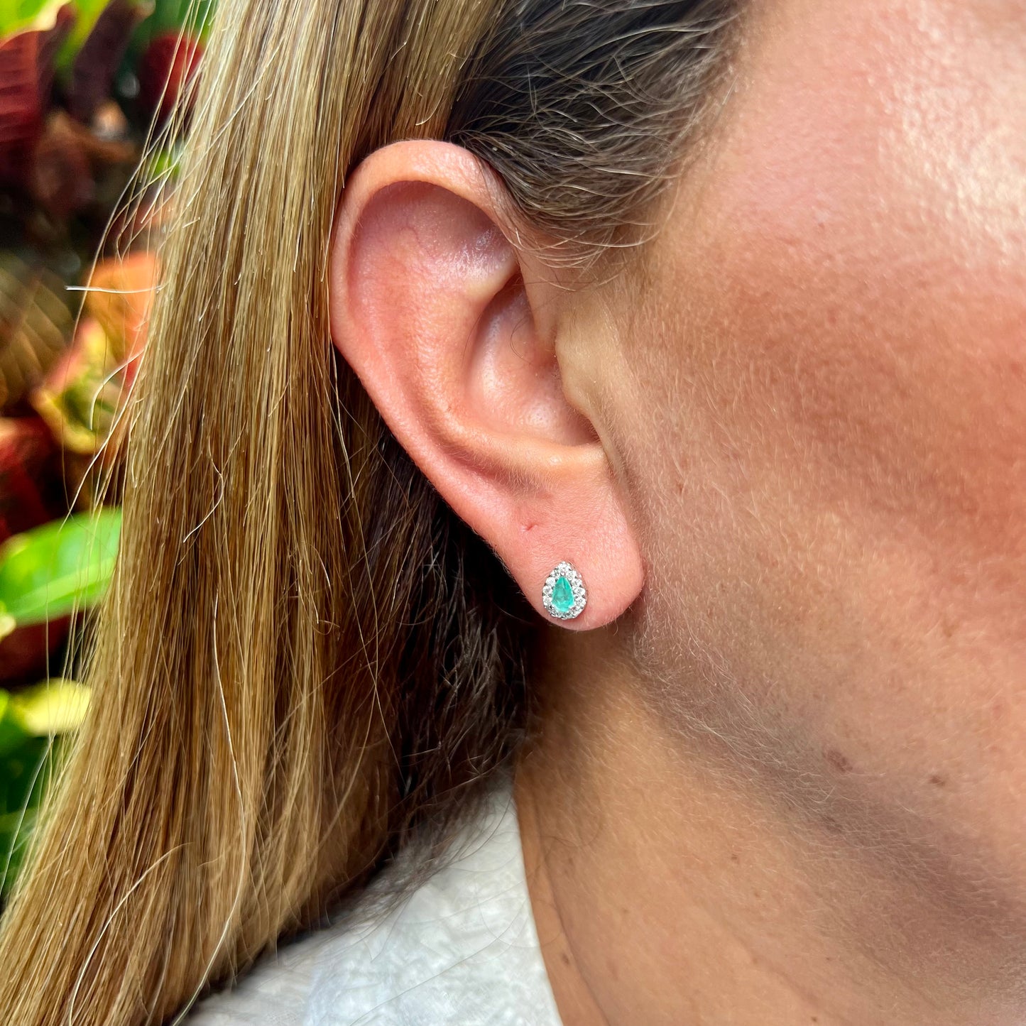 Mini Drop Earrings in Sterling Silver 925