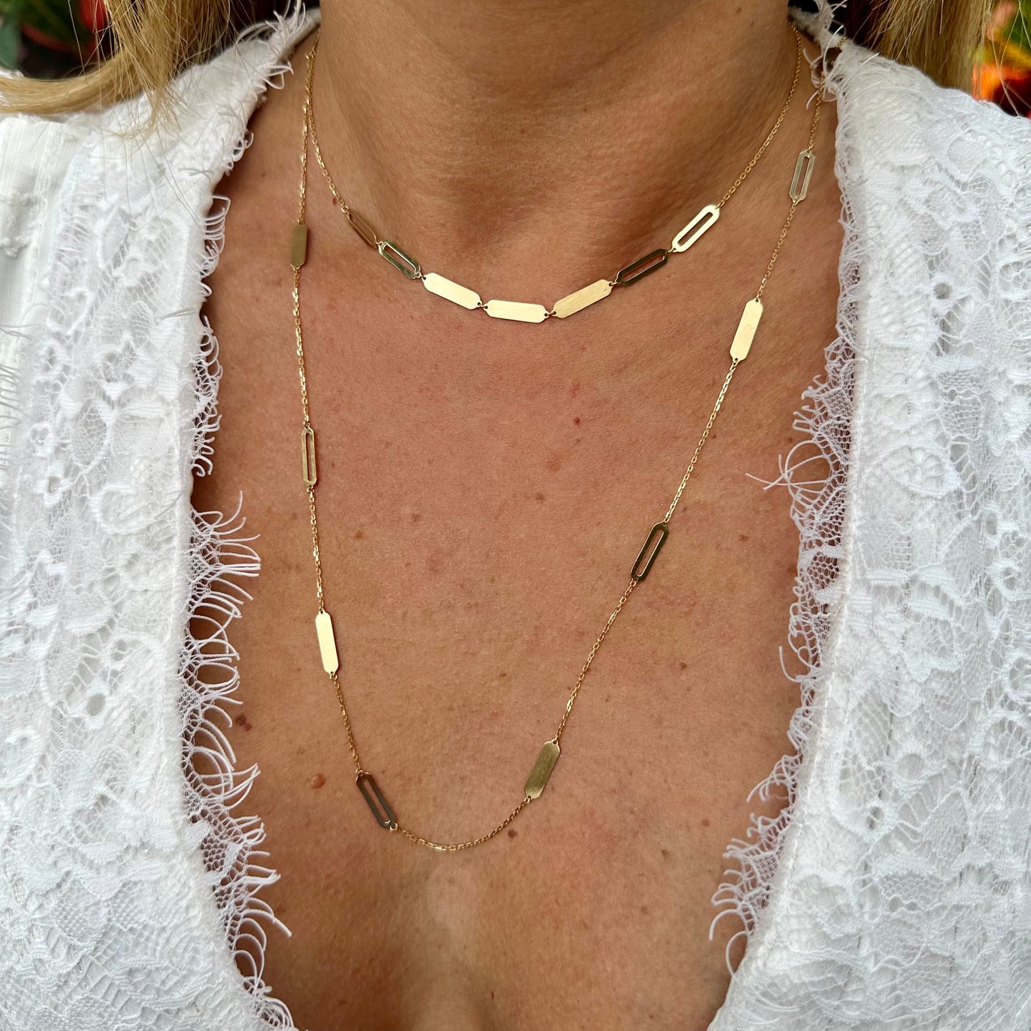 Ivanna Necklace in 18K Gold
