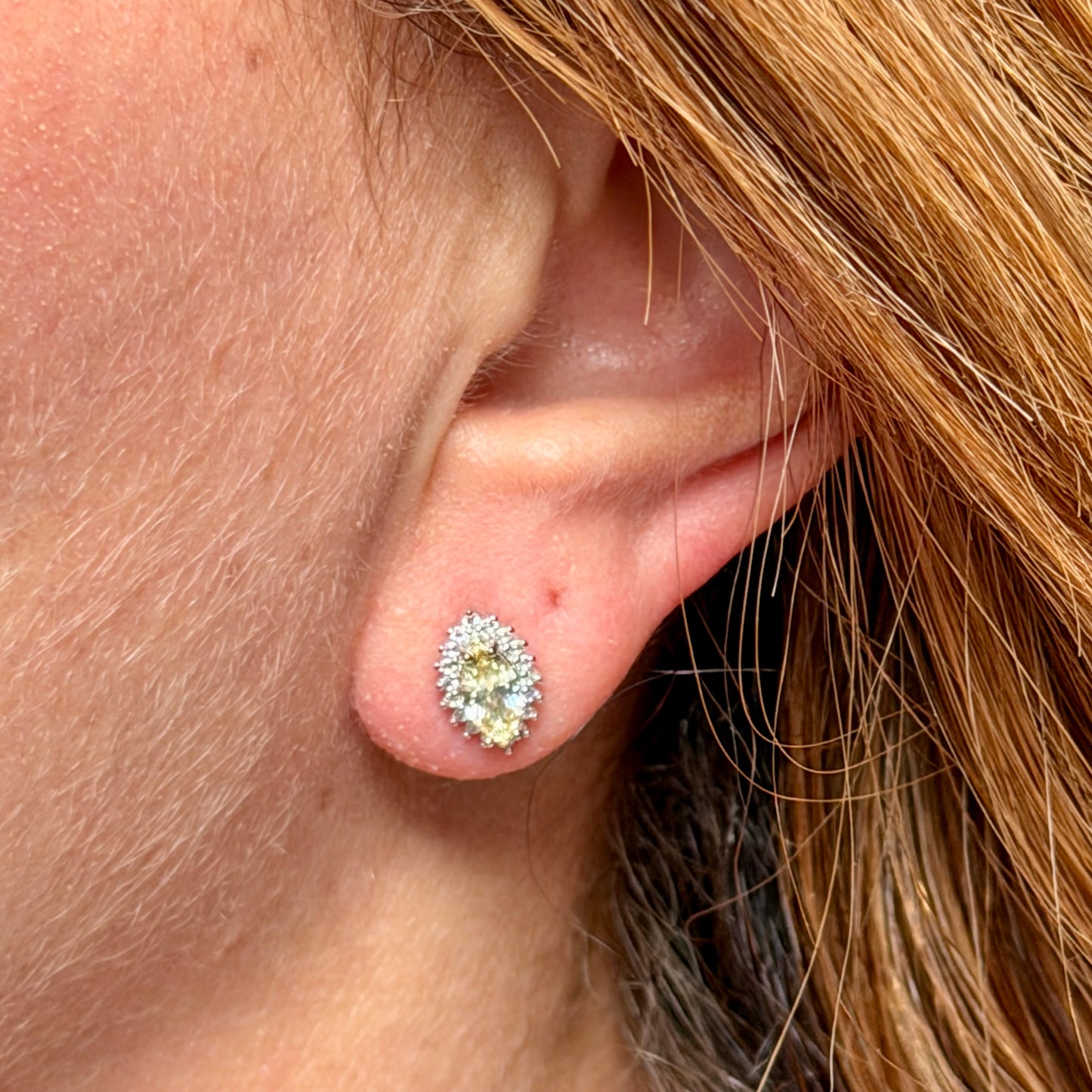 Navete Earrings in Sterling Silver 925