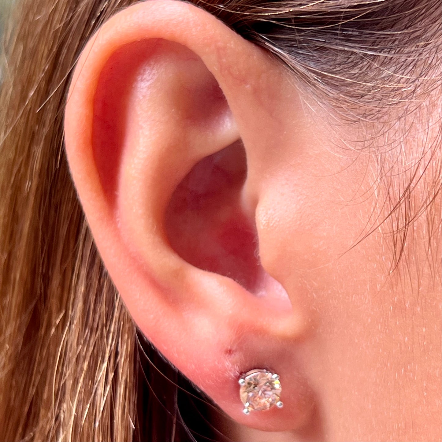 Light Spot Earrings in Sterling Silver 925
