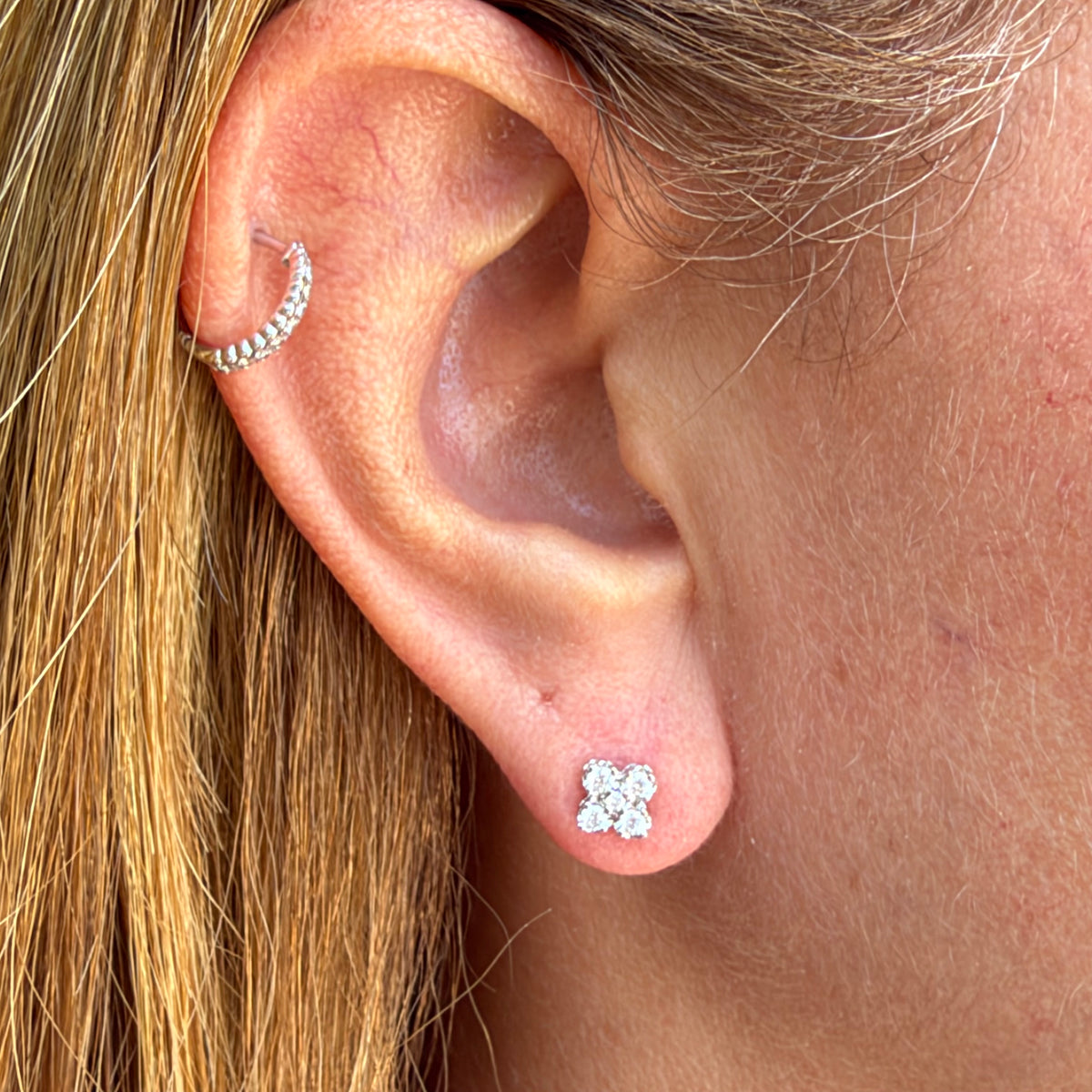 Clover Earrings in 18K Gold