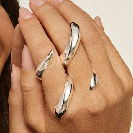 Lume Ring in 18K Gold Plated by Anna Prata
