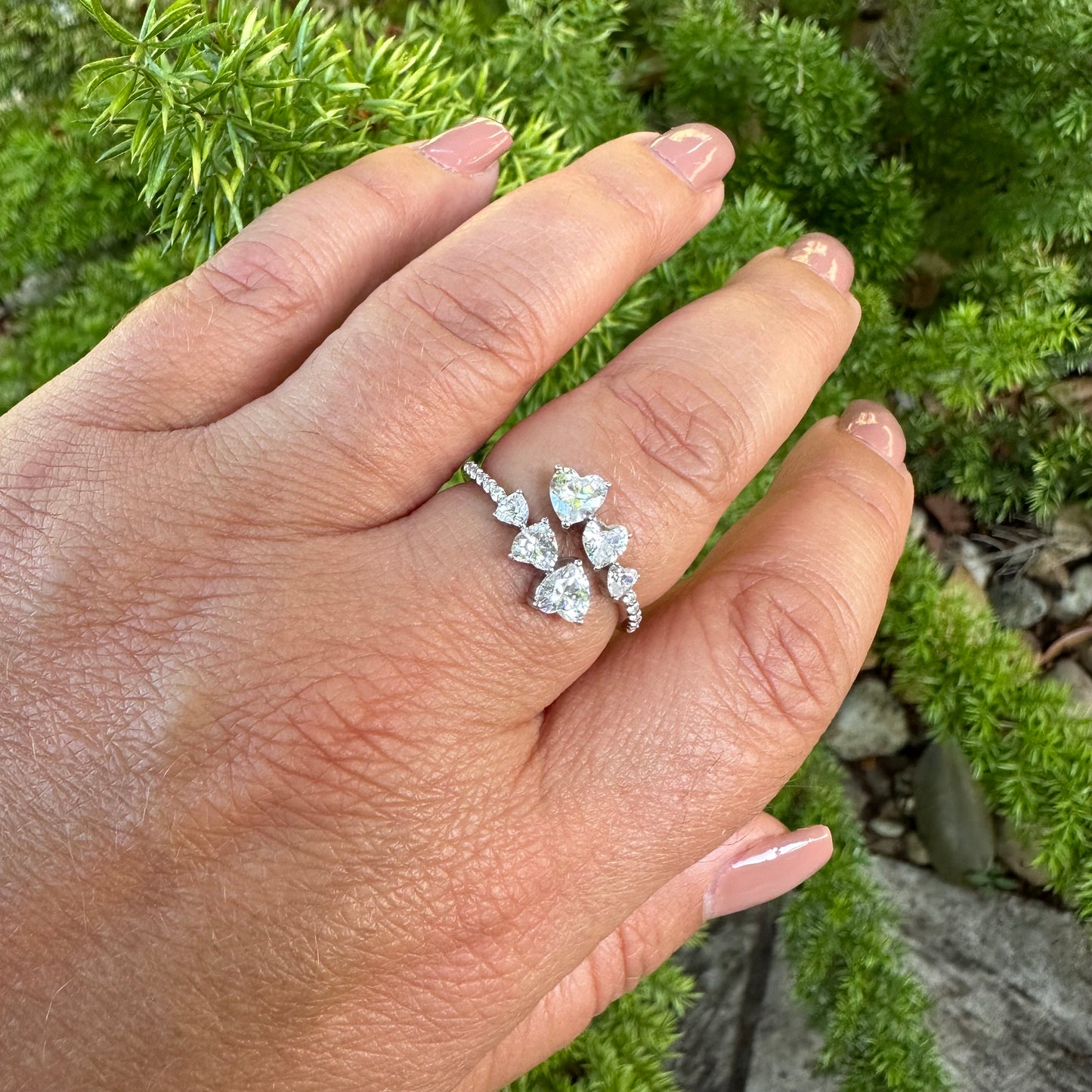 Adjustable Livorno Ring in Sterling Silver 925