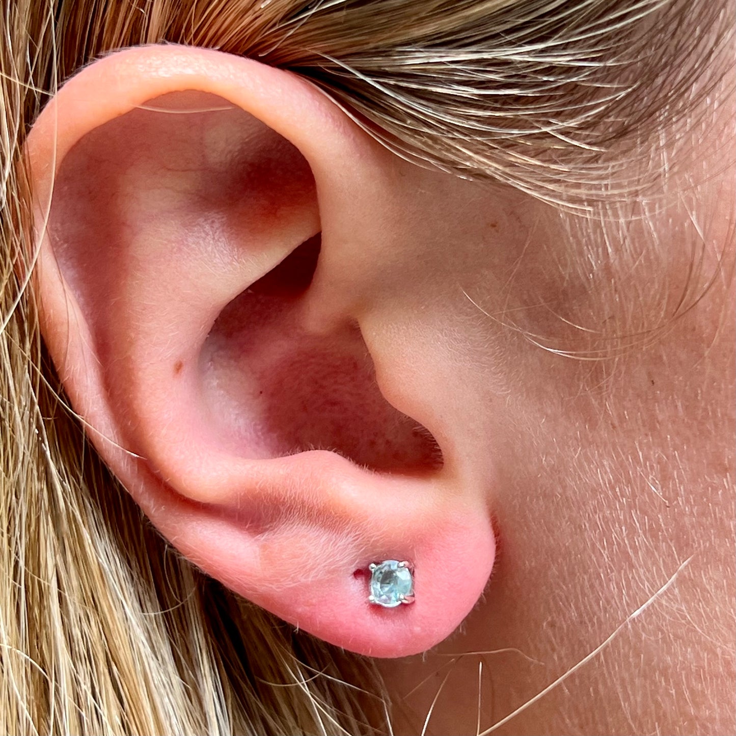 Light Spot Earrings in Sterling Silver 925