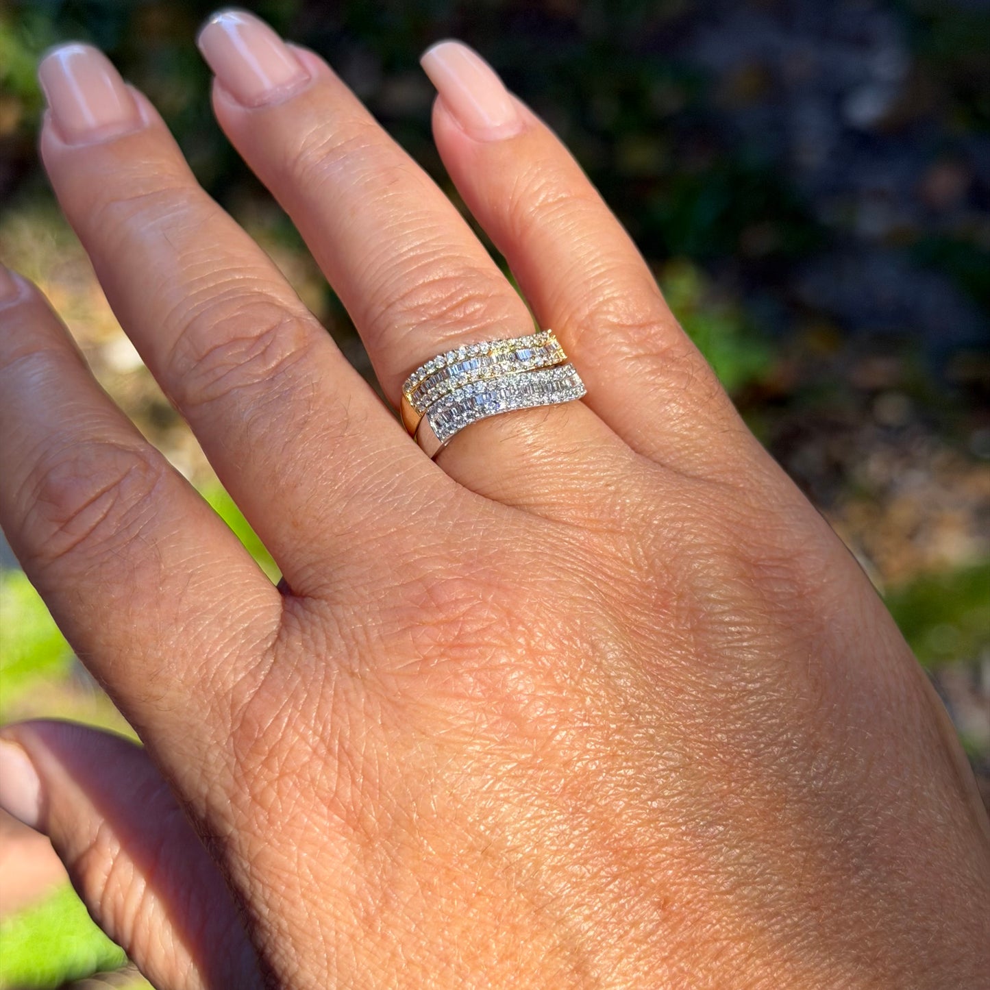 Baguette Ring in 18K Gold