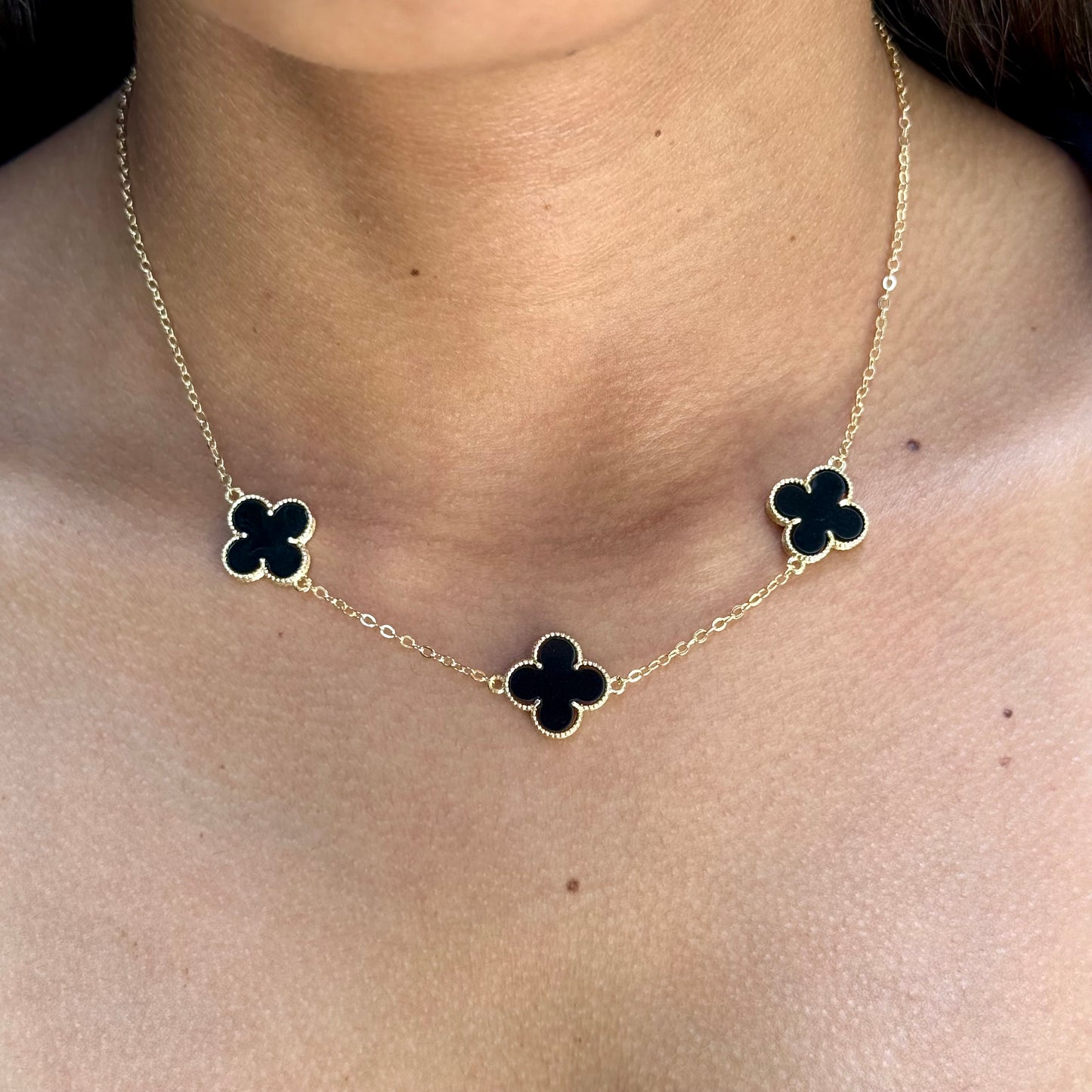 Clover Necklace in 18K Gold Plated